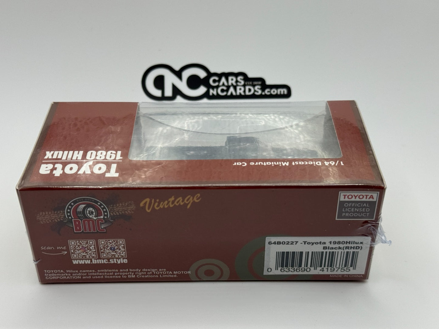 BMC 1:64 Toyota 1980 Hilux N60, N70 Black RHD