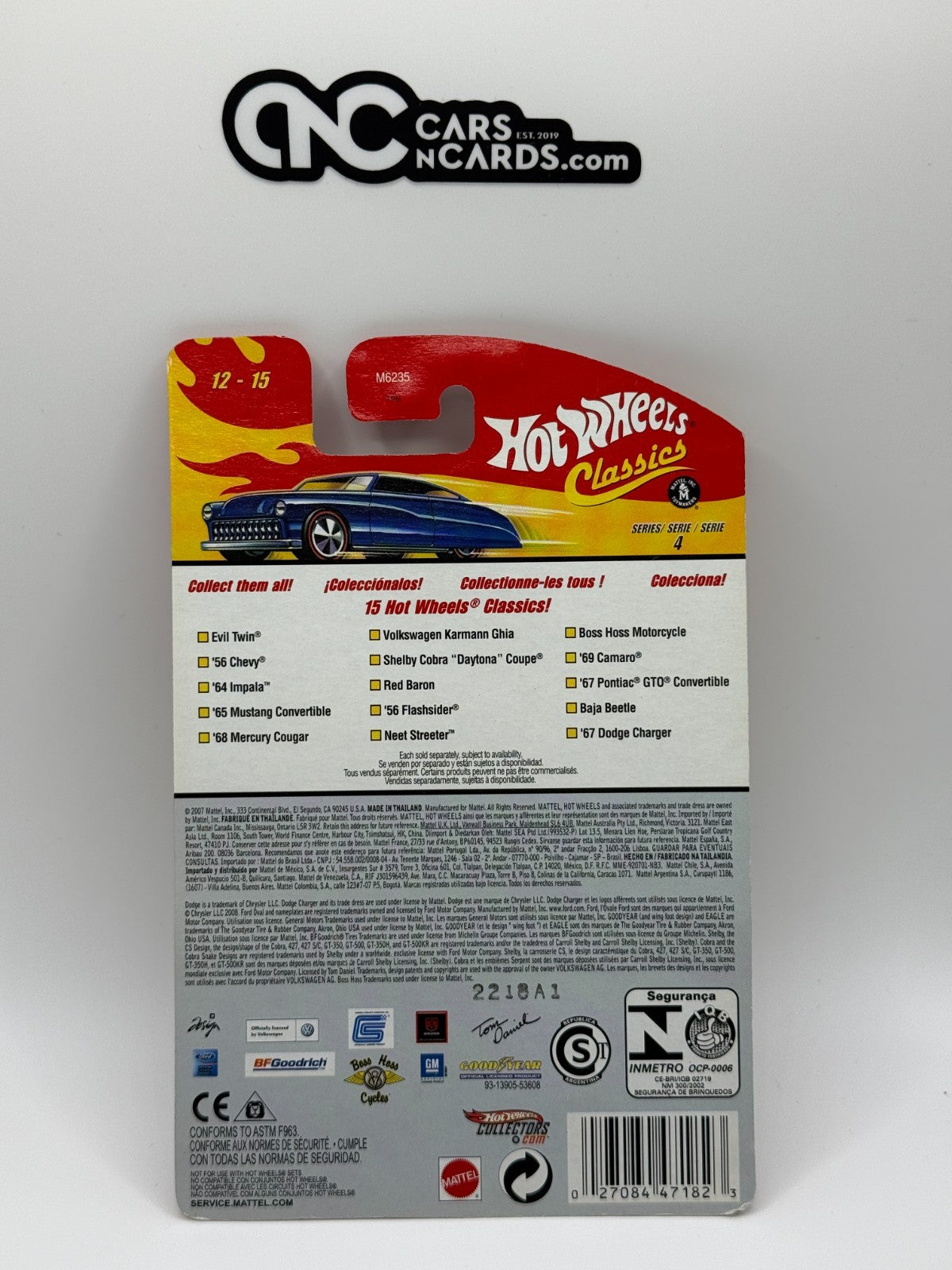 2007 Hot Wheels Classics Series 4 Neet Streeter 12-15 Orange