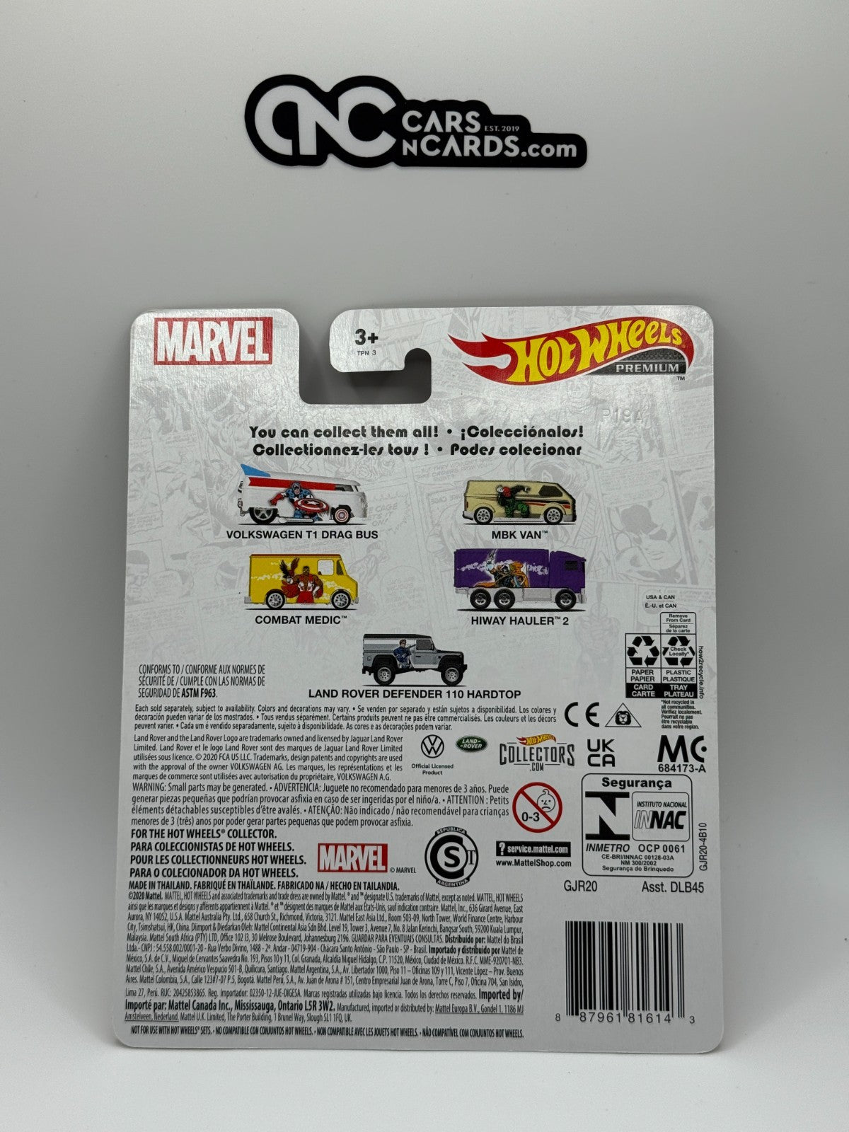 2021 Hot Wheels Premium Marvel Captain America 2/5 MBK Van