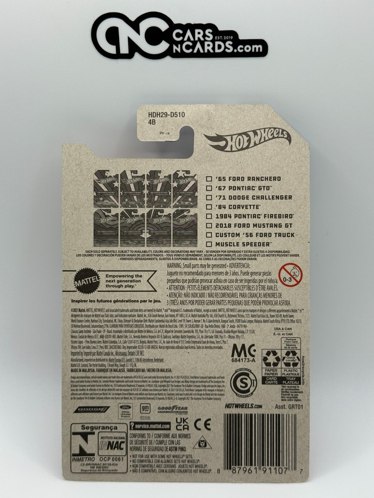 2022 Hot Wheels HW Stars & Stripes 04/08 '84 Corvette