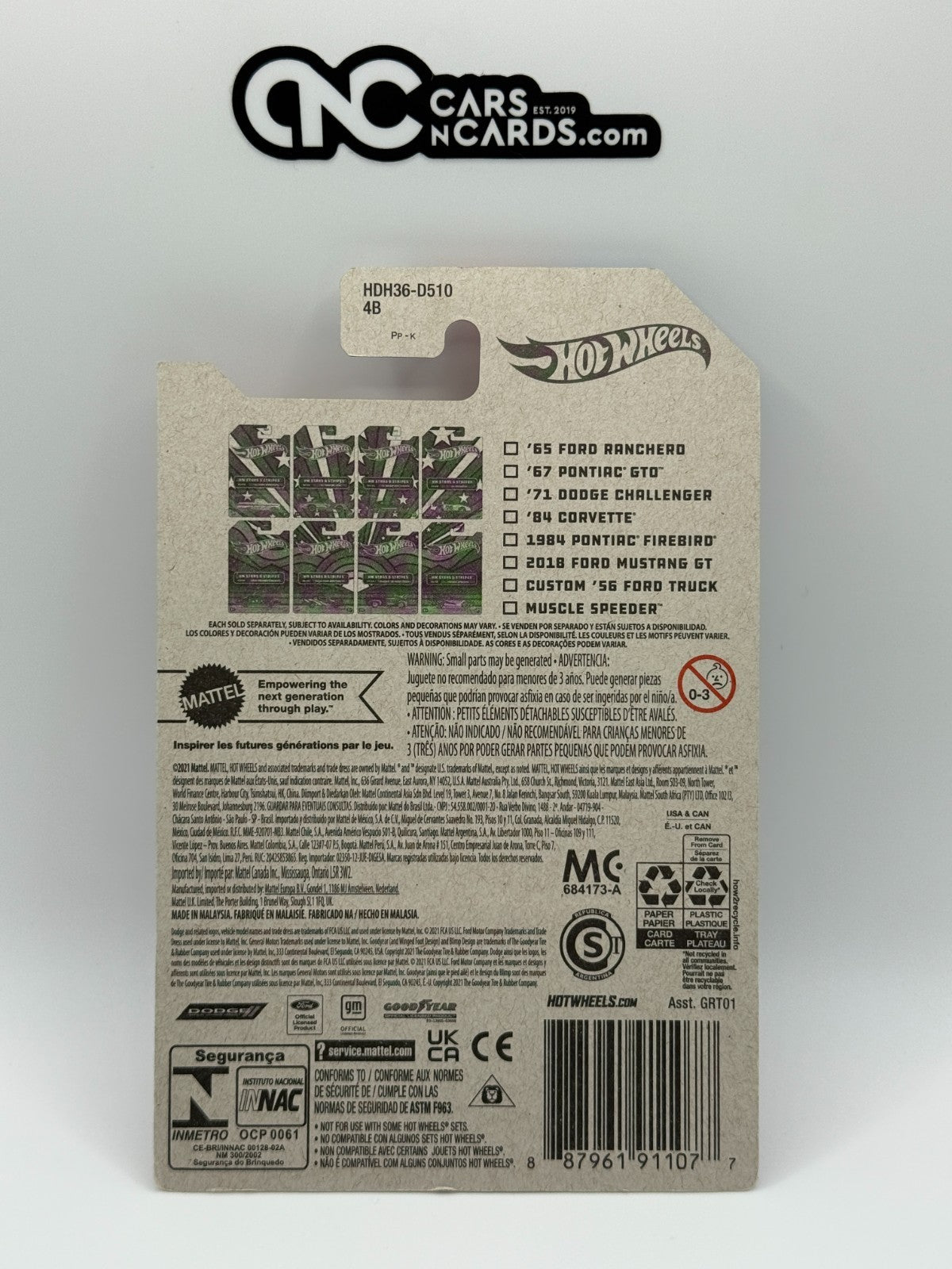 2022 Hot Wheels HW Stars & Stripes 03/08 '71 Dodge Challenger