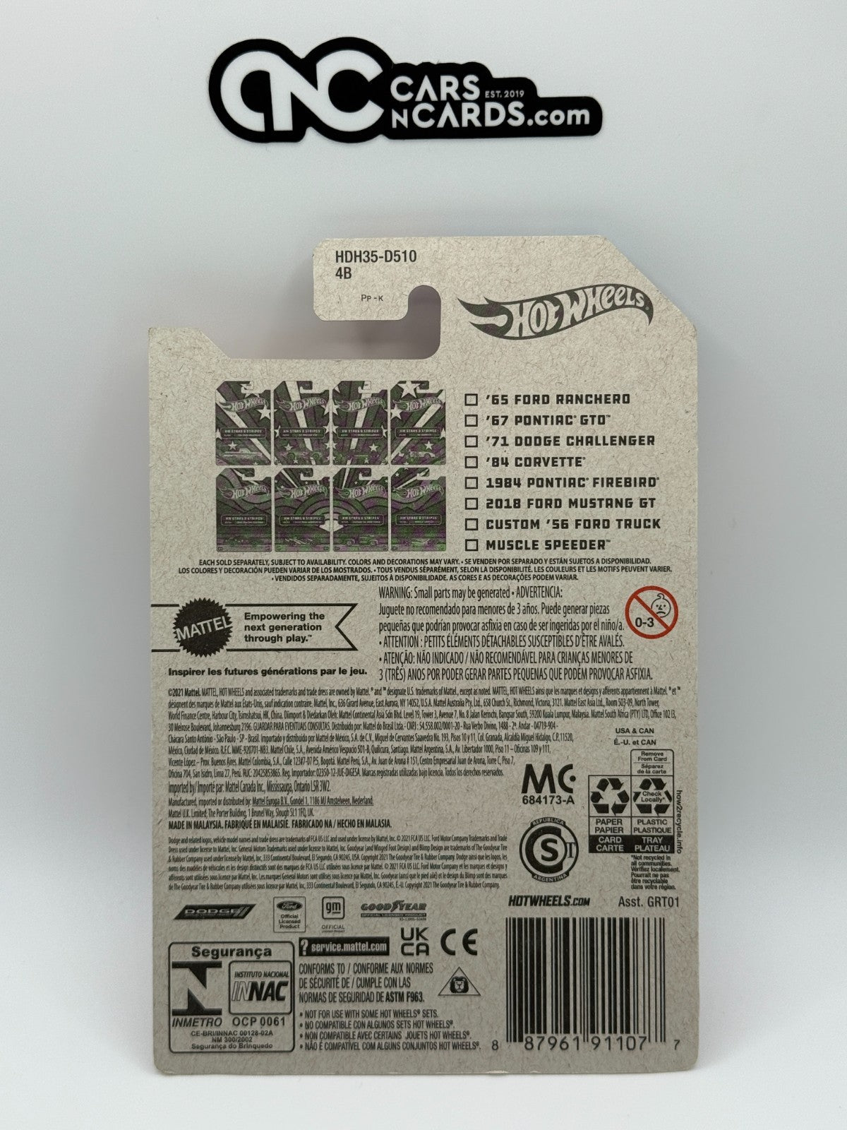 2022 Hot Wheels HW Stars & Stripes 08/08 Muscle Speeder