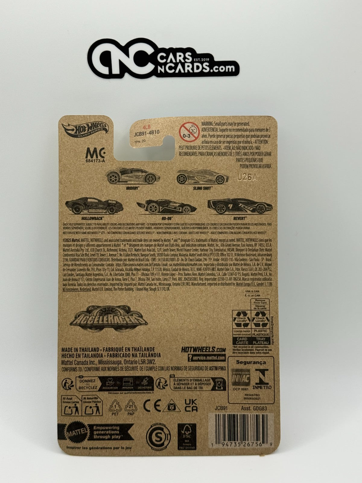 2025 Hot Wheels Silver Series Acceleracers 4/5 RD-09