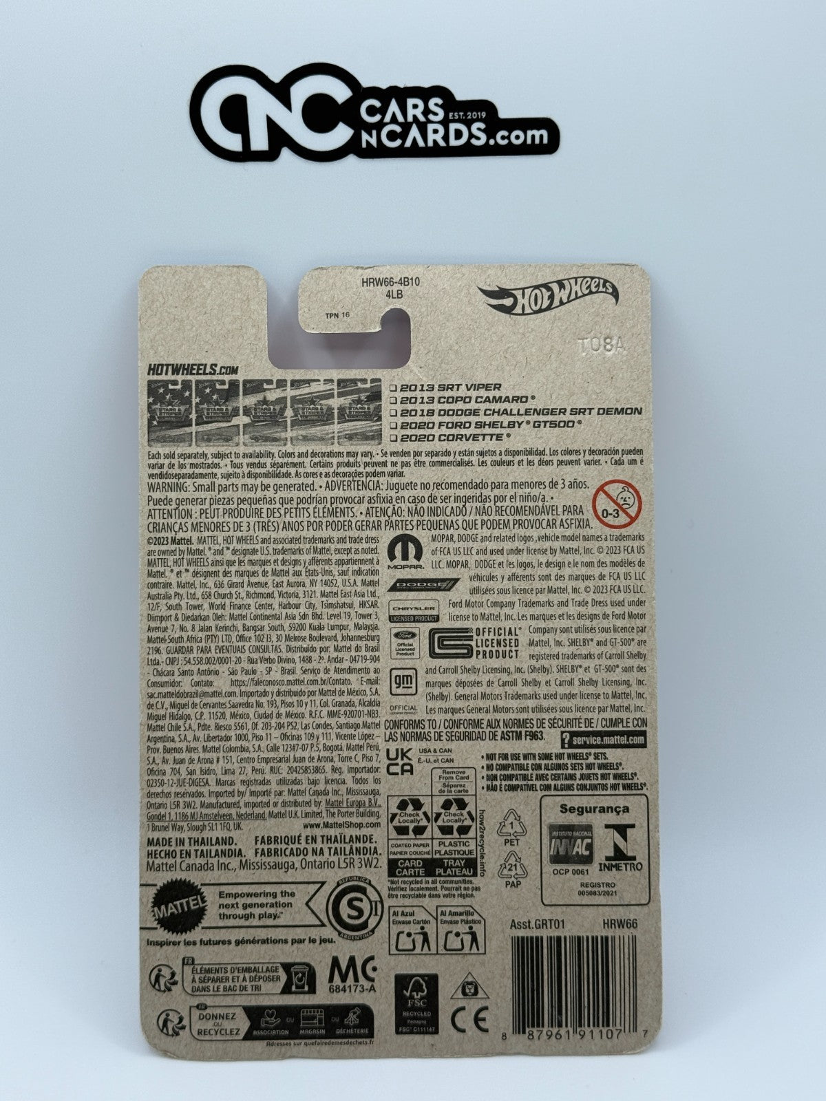 2024 Hot Wheels HW Stars & Stripes 2020 Corvette (Soft Corners)