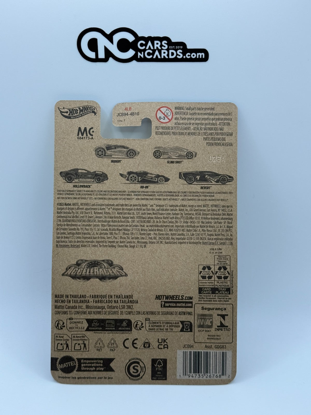 2025 Hot Wheels Silver Series Acceleracers 2/5 Sling Shot