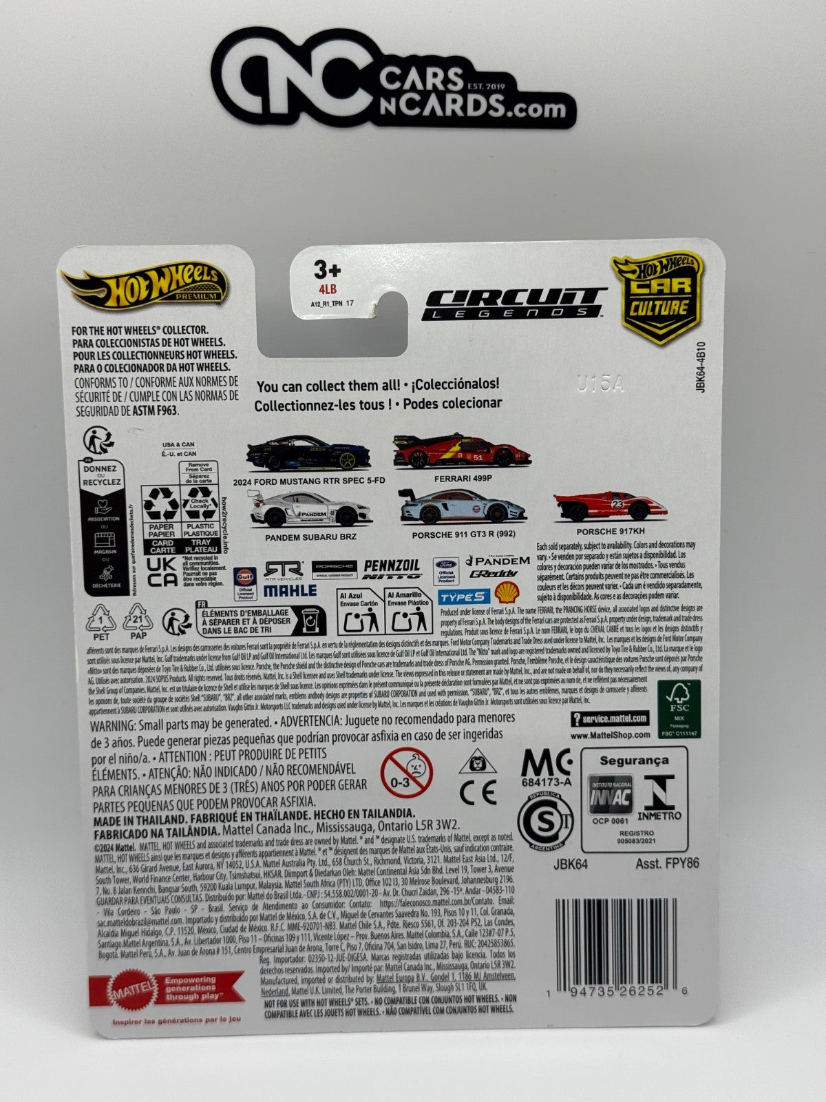 2025 Hot Wheels Premium Car Culture Circuit Legends 4/5 Pandem Subaru BRZ