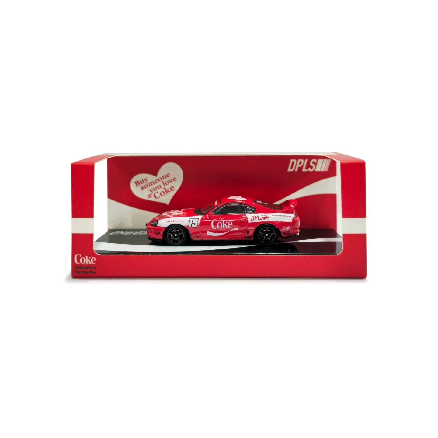 DPLS x INNO 1:64 Coca Cola Toyota Supra (A80) Box Set HKTS 2025 Exclusive Event