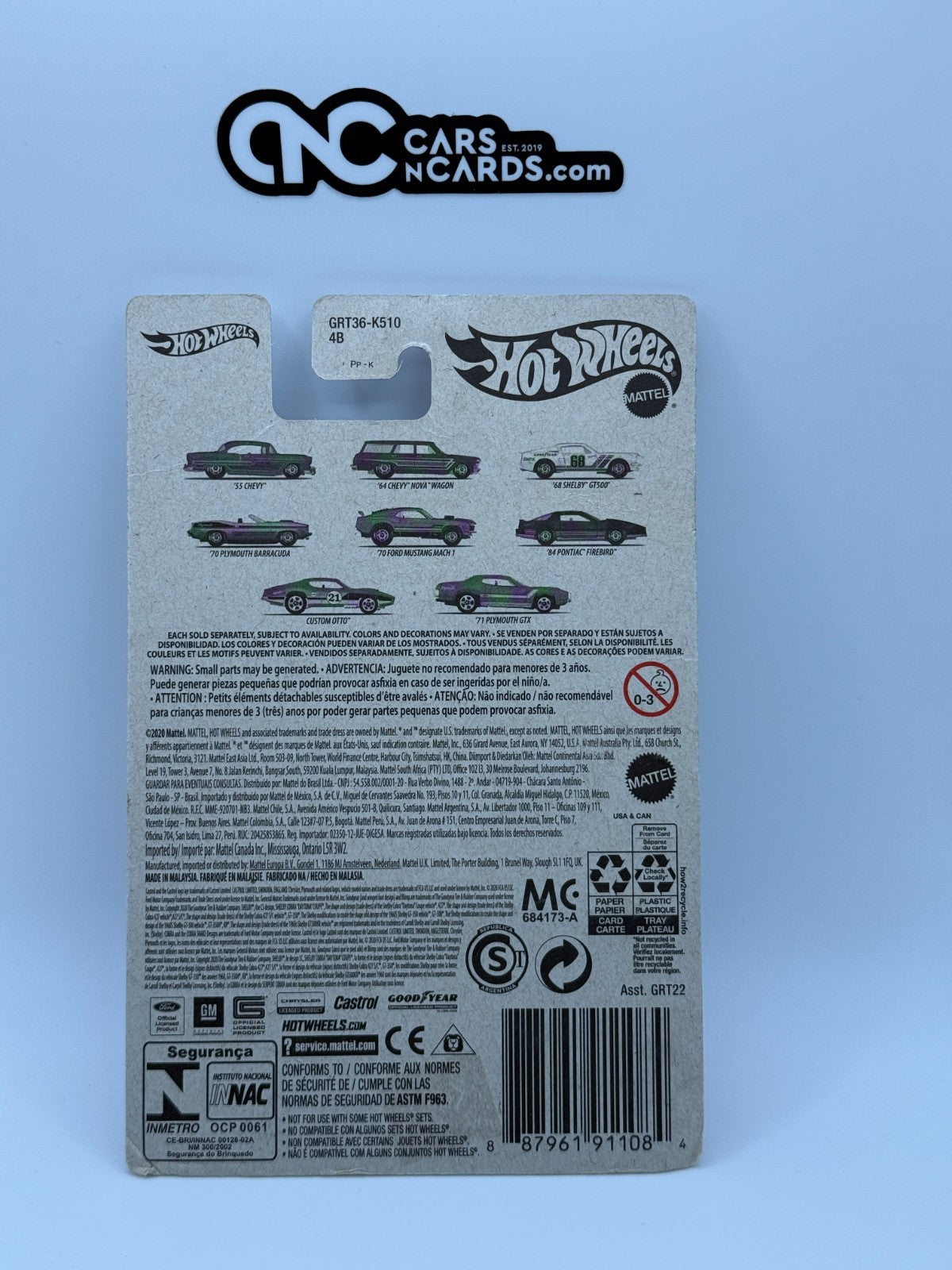 2021 Hot Wheels Flying Customs '84 Pontiac Firebird (Card Damage)
