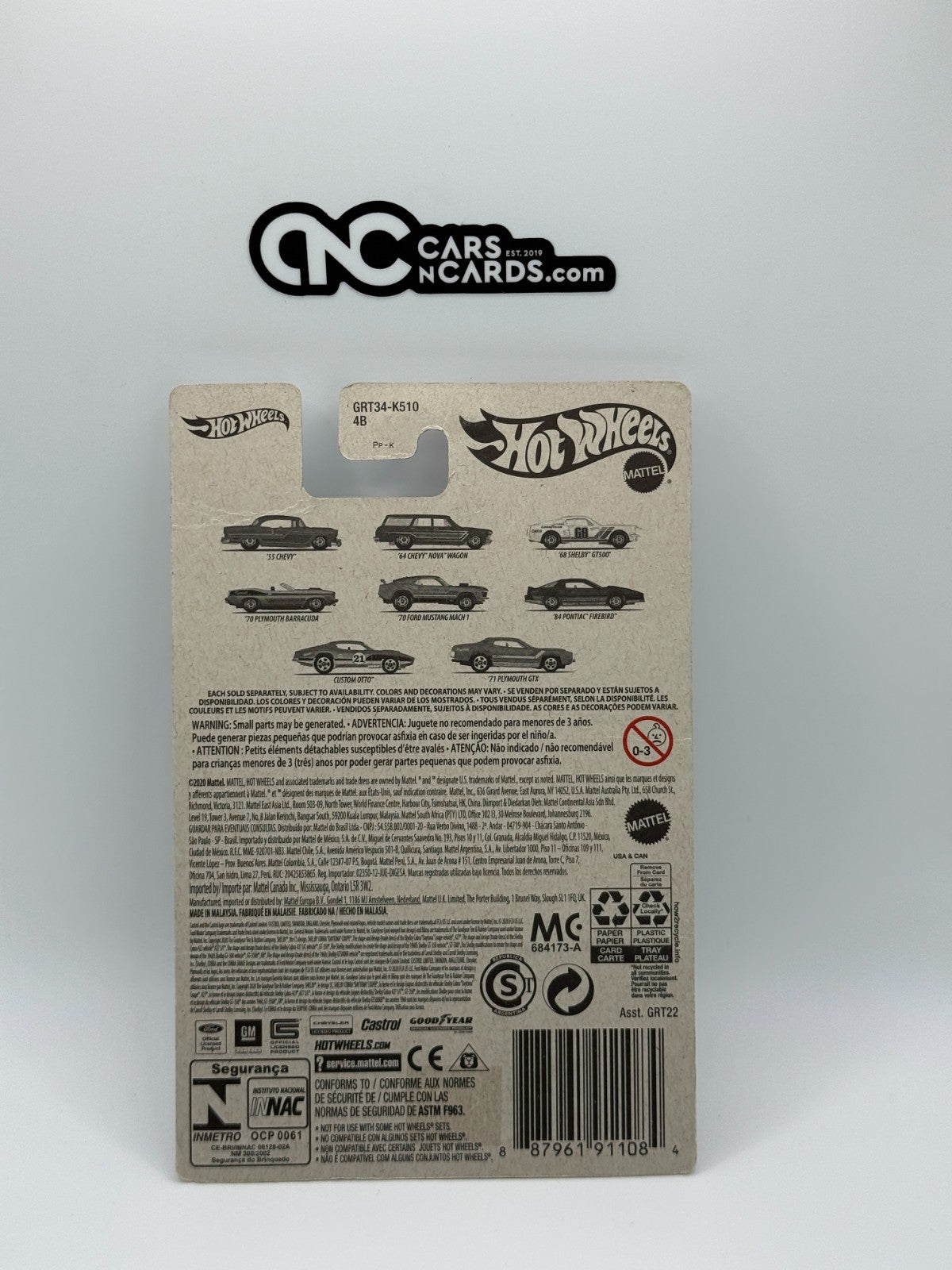 2021 Hot Wheels Flying Customs '70 Plymouth Barracuda (Card Damage)