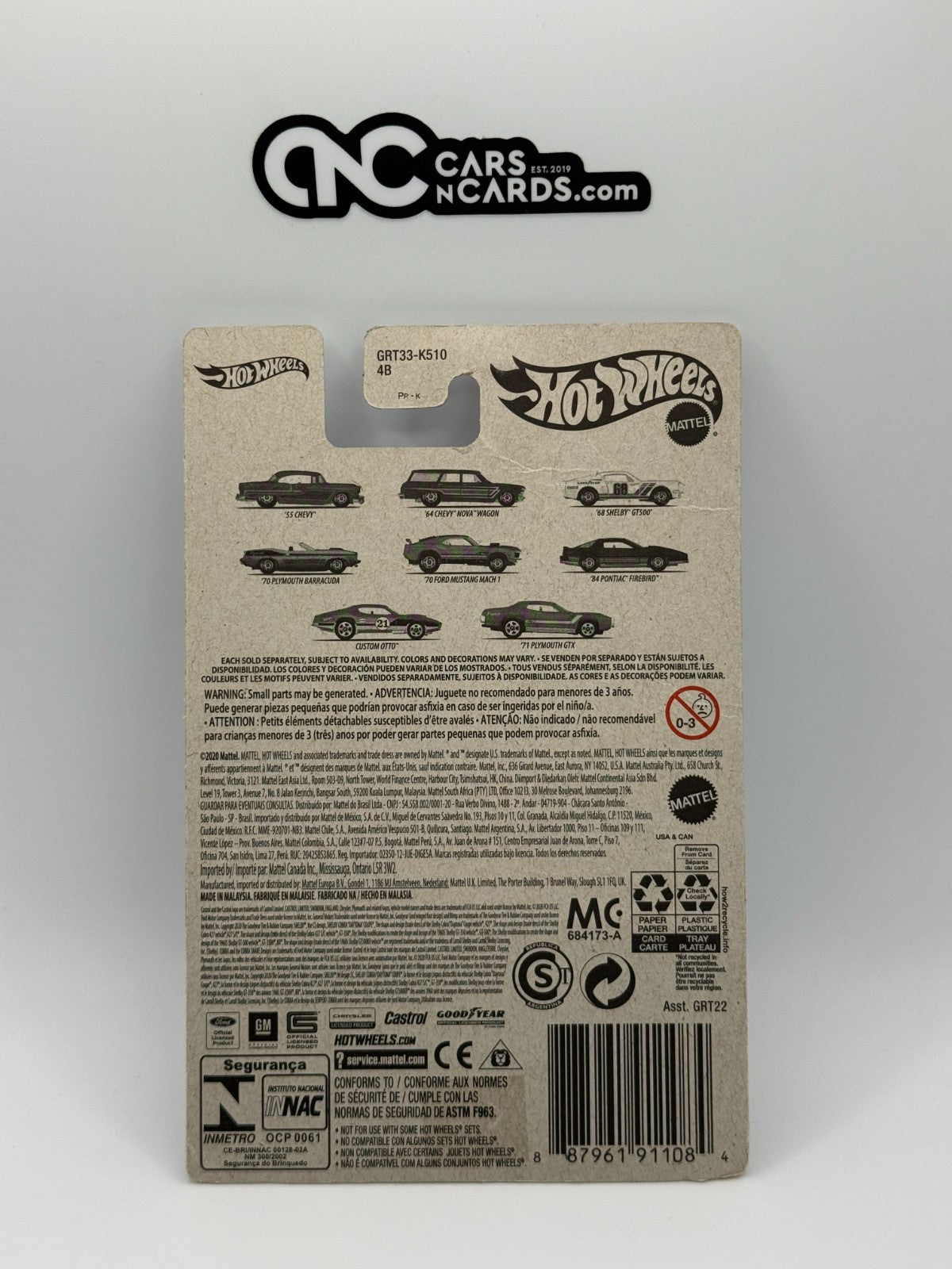 2021 Hot Wheels Flying Customs '68 Shelby GT500 (Card Damage)