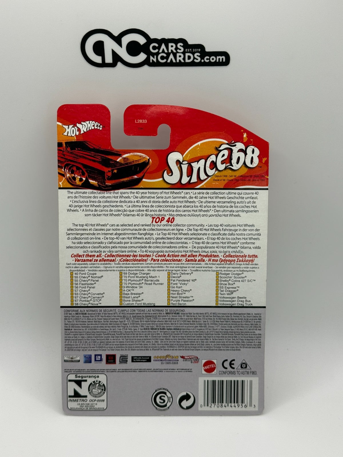 2007 Hot Wheels Since '68 Top 40 '55 Chevy Nomad