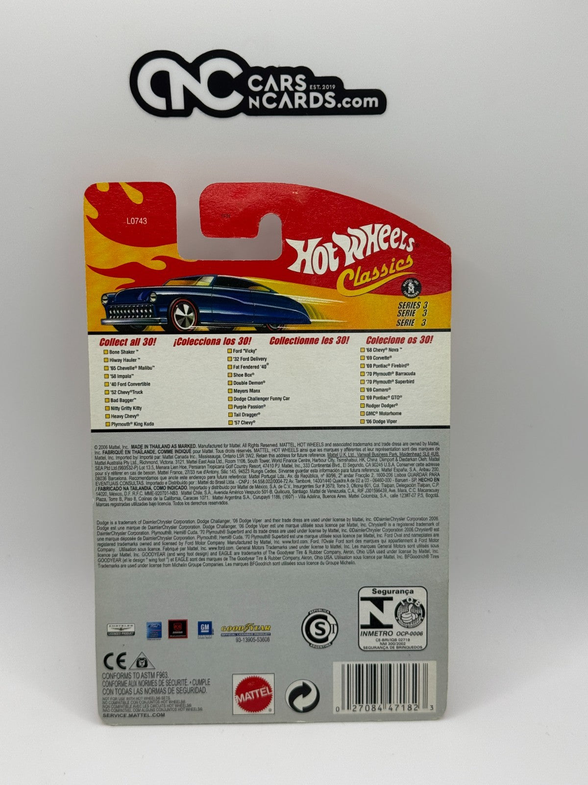 2007 Hot Wheels Classics Series 3 Double Demon 15-30 Blue