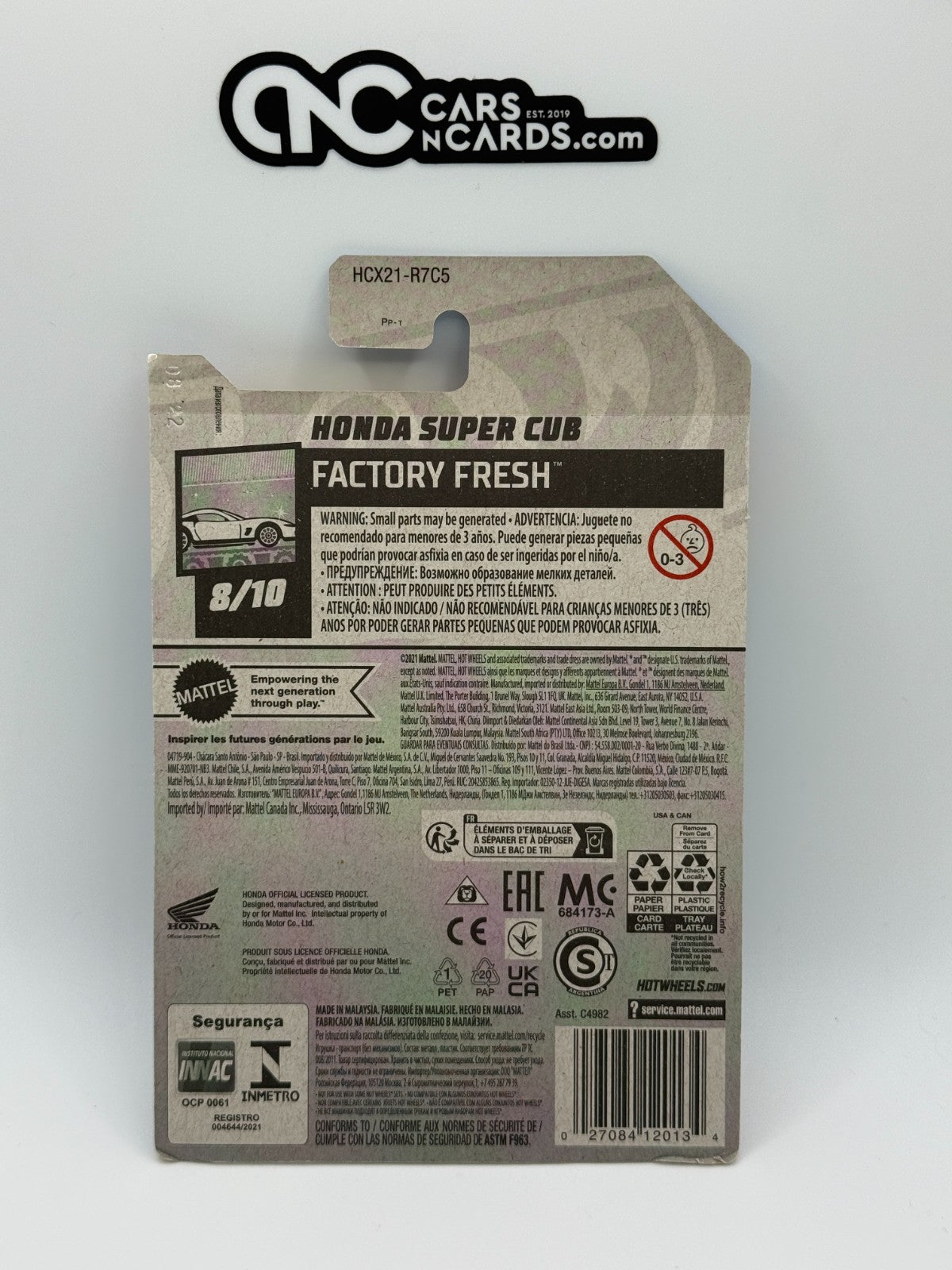 2022 Hot Wheels Factory Fresh 8/10 Honda Super Cub Red