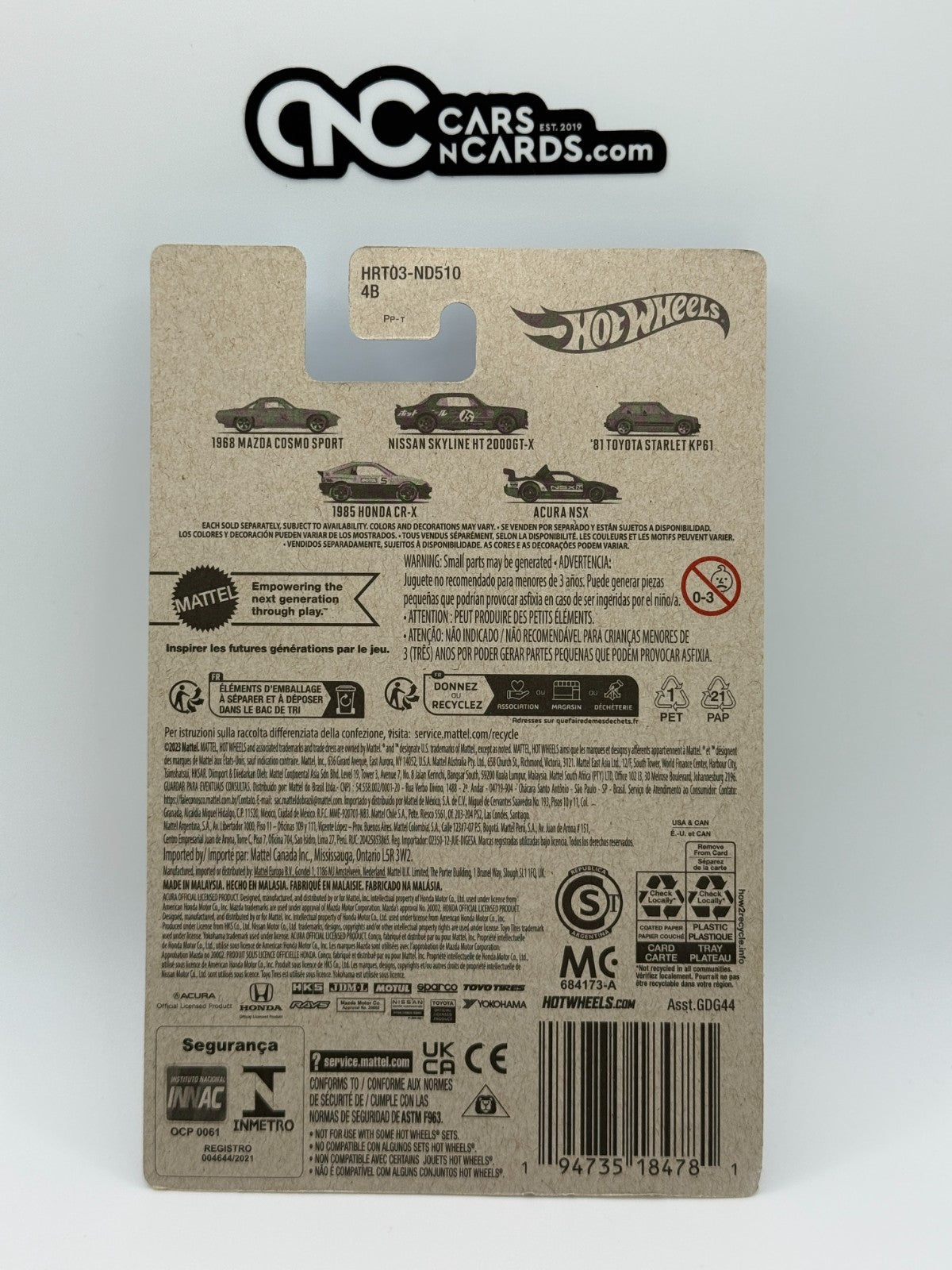 2024 Hot Wheels Silver Series HW J-Imports 4/5 1985 Honda CR-X