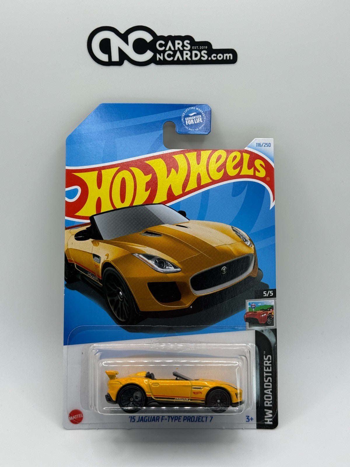 2024 Hot Wheels HW Roadsters 5/5 '15 Jaguar F-Type Project 7 Dollar General
