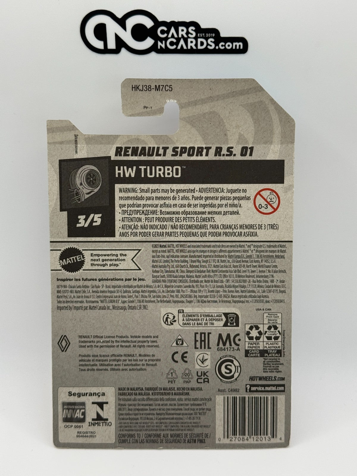 2023 Hot Wheels HW Turbo Renault Sport R.S. 01 Red 134/250