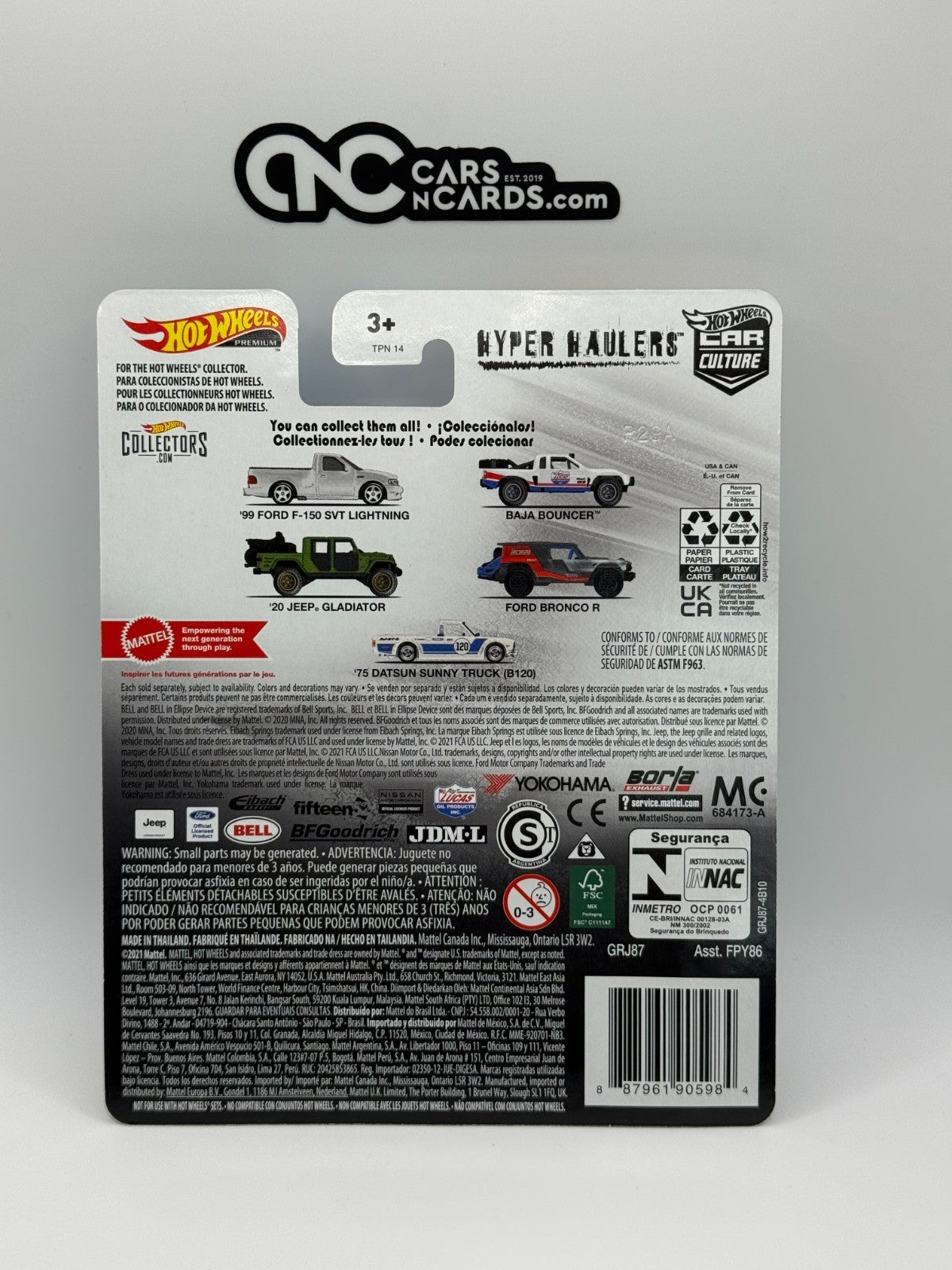 2021 Hot Wheels Premium Car Culture Hyper Haulers Full Set of 5 Cars