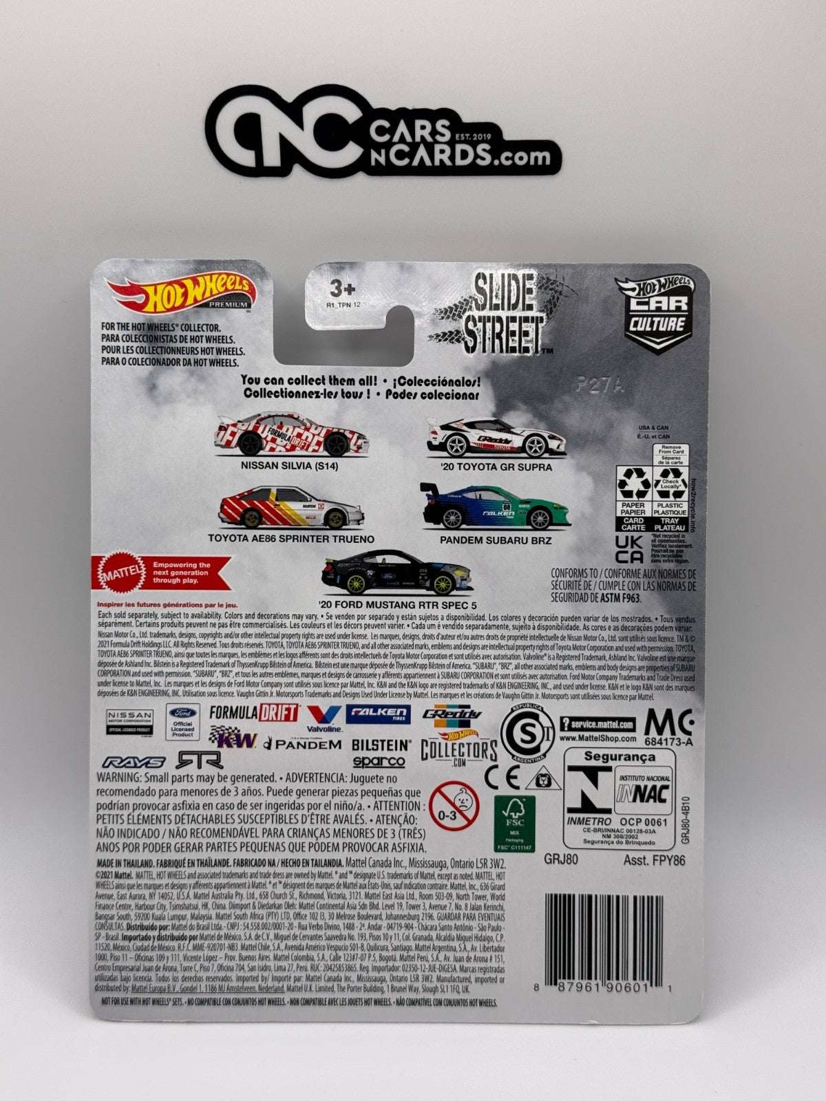 2021 Hot Wheels Premium Car Culture Slide Street Full Set of 5 Cars