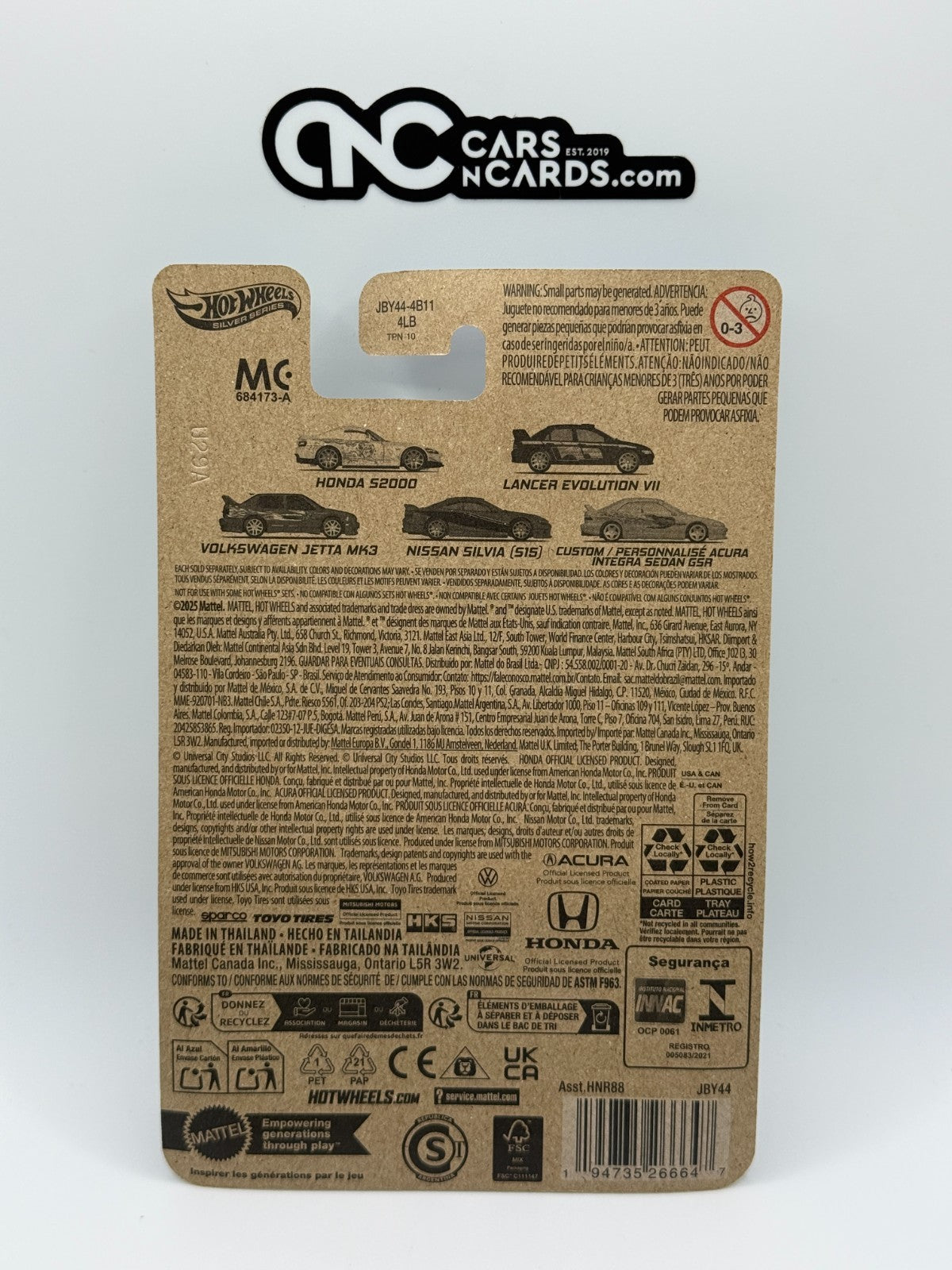 2025 Hot Wheels Silver Series Fast & Furious Graphic Remix Honda S2000