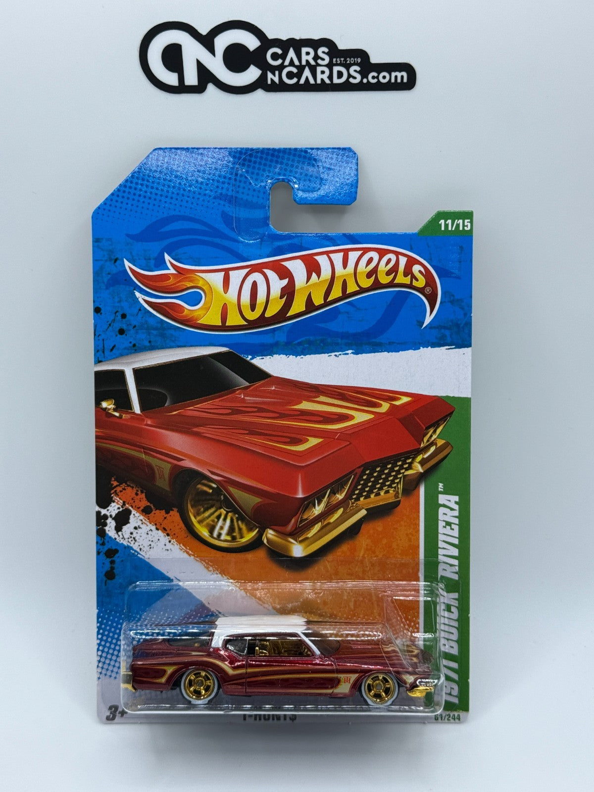 2011 Hot Wheels Super Treasure Hunt 11/15 1971 Buick Riviera With Protector