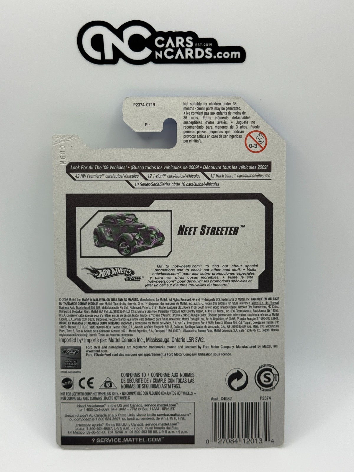 2009 Hot Wheels Super Treasure Hunt 12/12 Neet Streeter (Small Crease)
