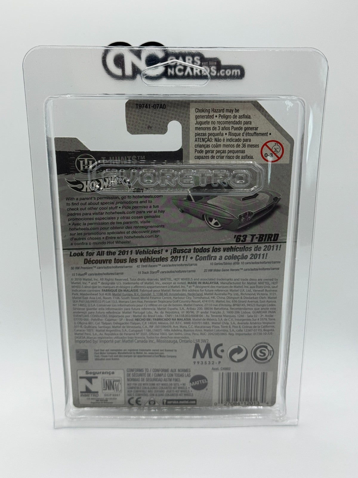 2011 Hot Wheels Super Treasure Hunt 6/15 '63 T-Bird With Protector