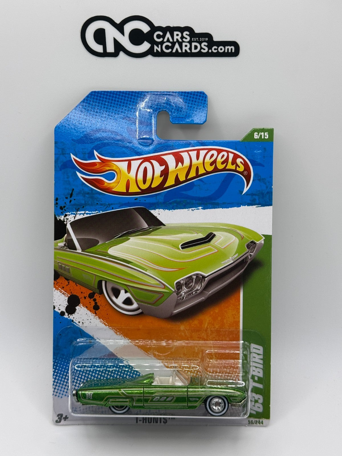 2011 Hot Wheels Super Treasure Hunt 6/15 '63 T-Bird With Protector