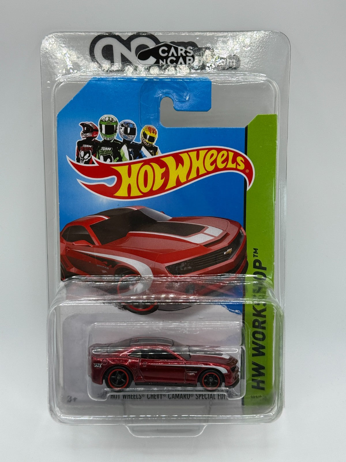 2014 Hot Wheels Super Treasure Hunt Chevy Camaro Special Edition With Protector