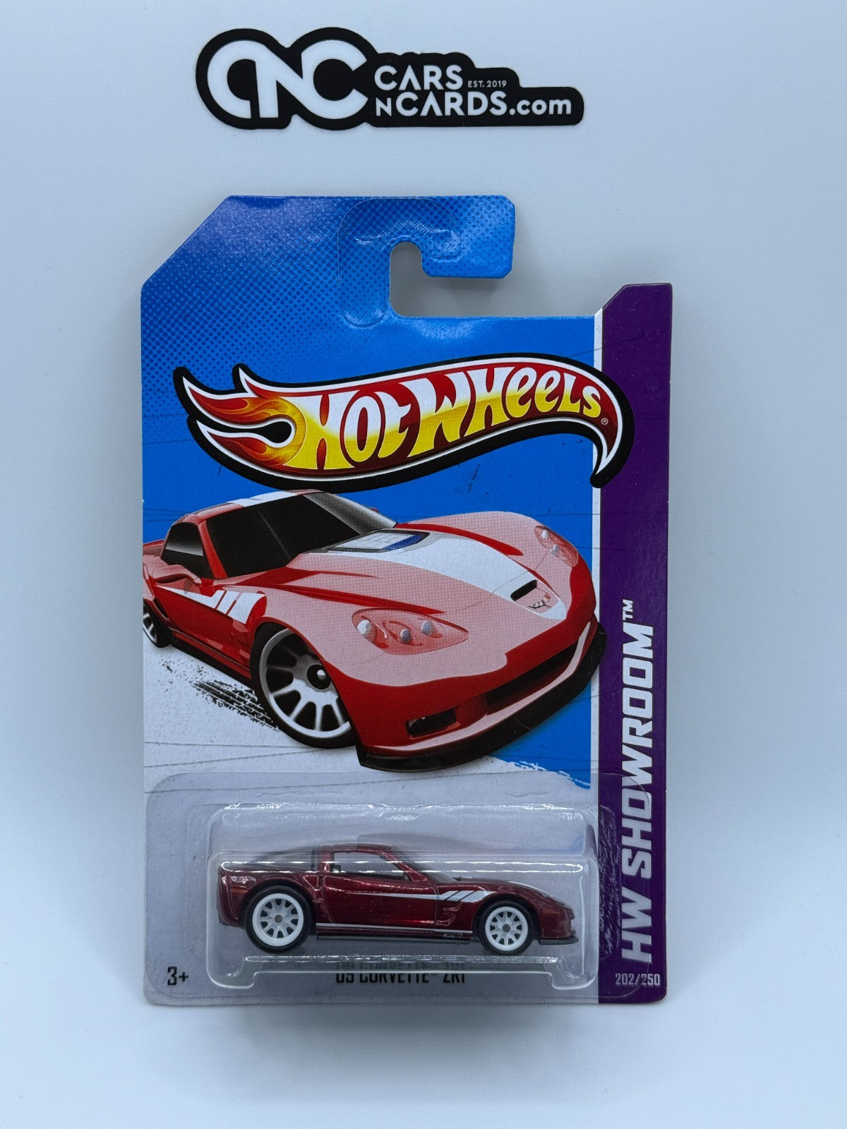 2013 Hot Wheels Super Treasure Hunt '09 Corvette ZR1 With Protector