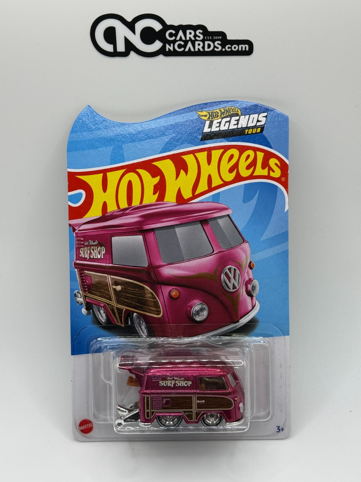 2024 Hot Wheels Legends Tour Kool Kombi Surf Shop Pink With Protector