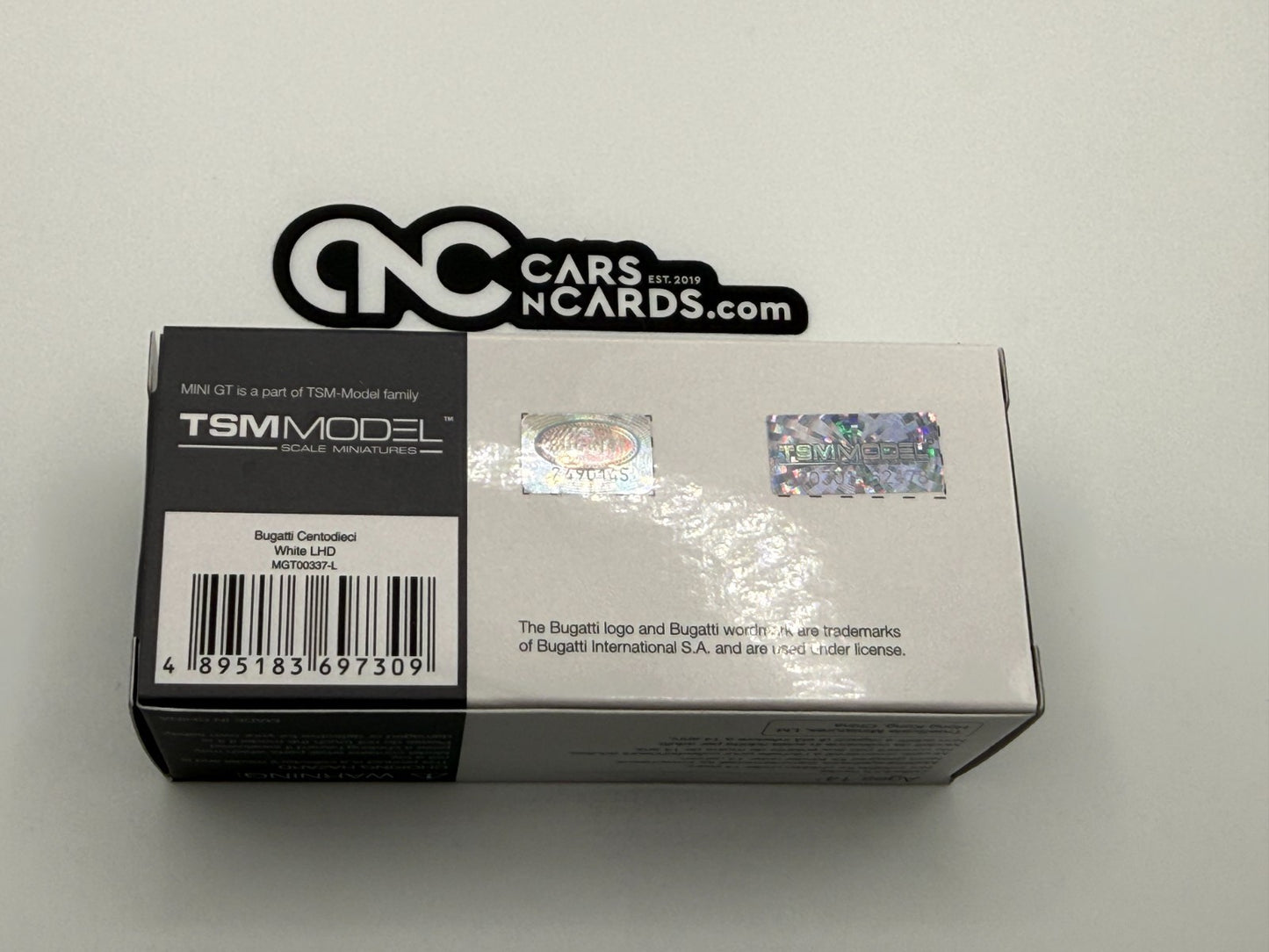 Mini GT Bugatti Centodieci White 337 Open Box