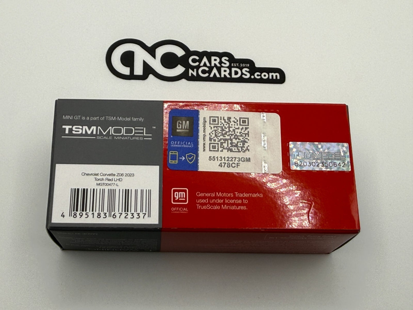 Mini GT Chevrolet Corvette Z06 Torch Red 477 Open Box
