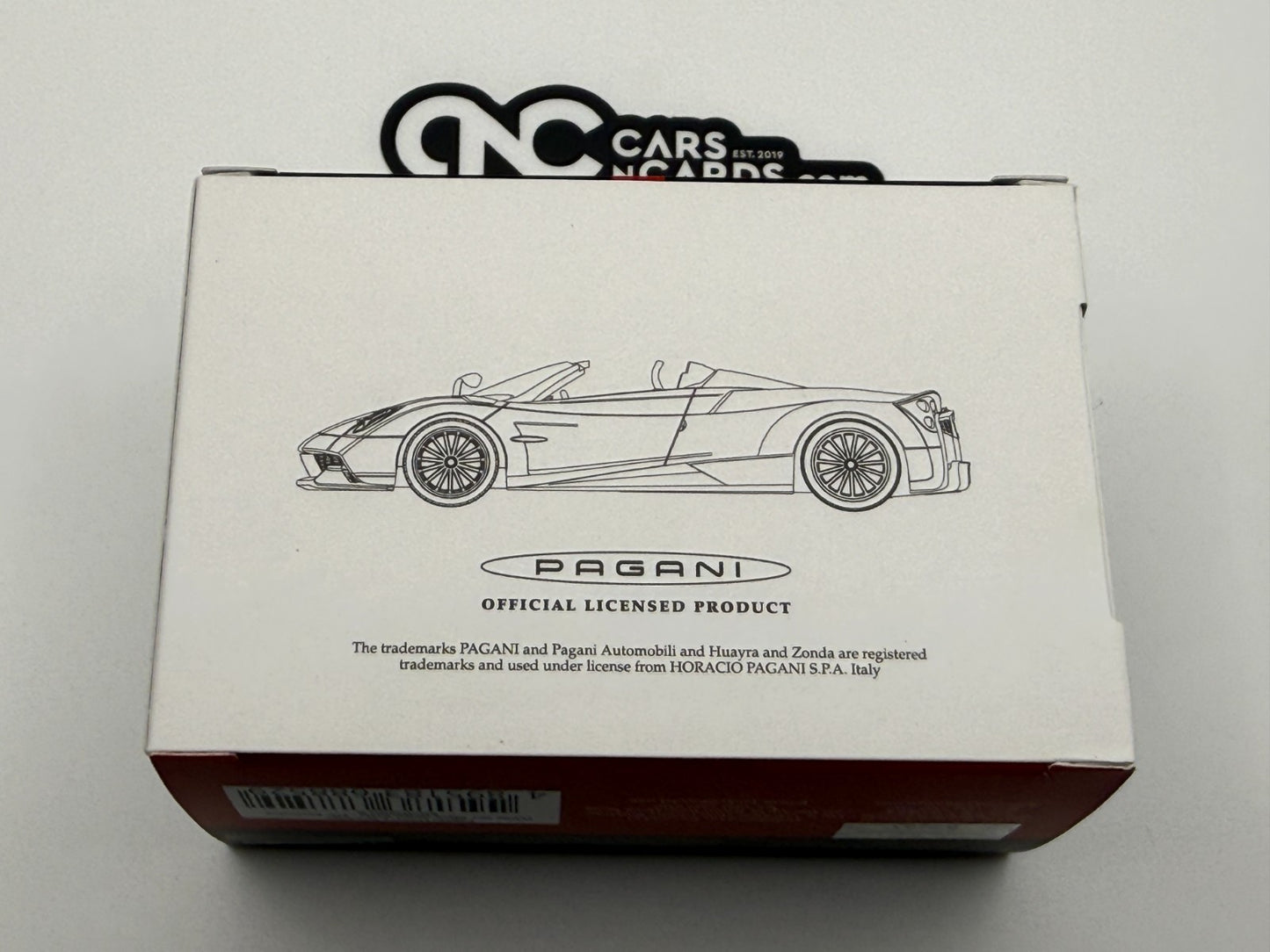MINI GT Pagani Huayra Roadster White #53 Open Box