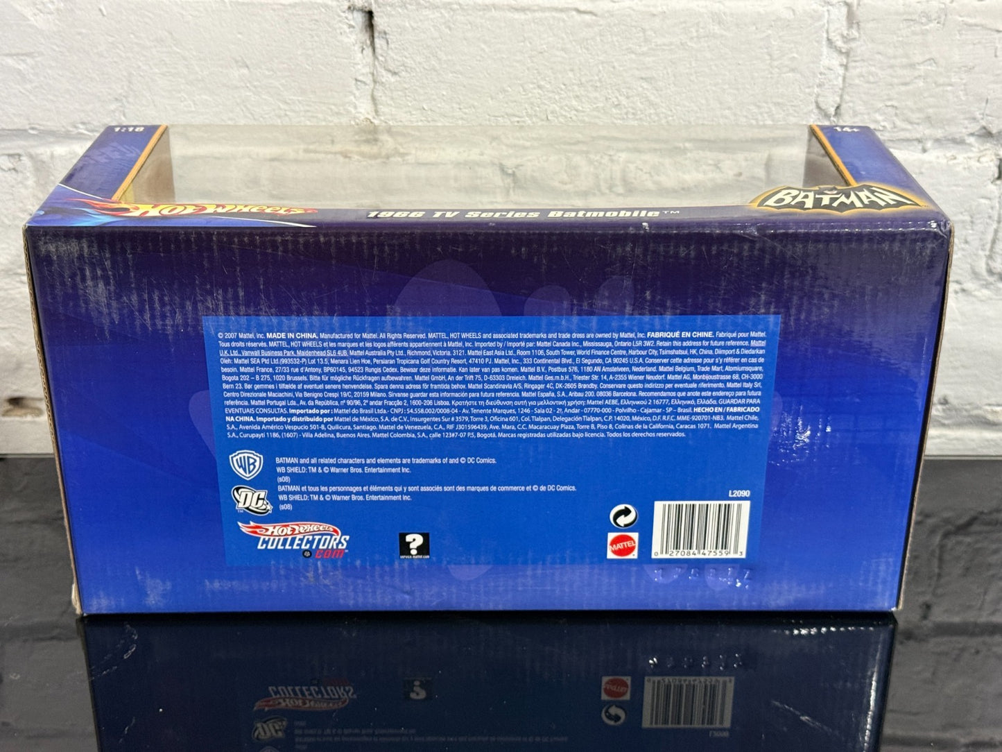 2007 Hot Wheels 1:18 Batman 1966 TV Series Batmobile
