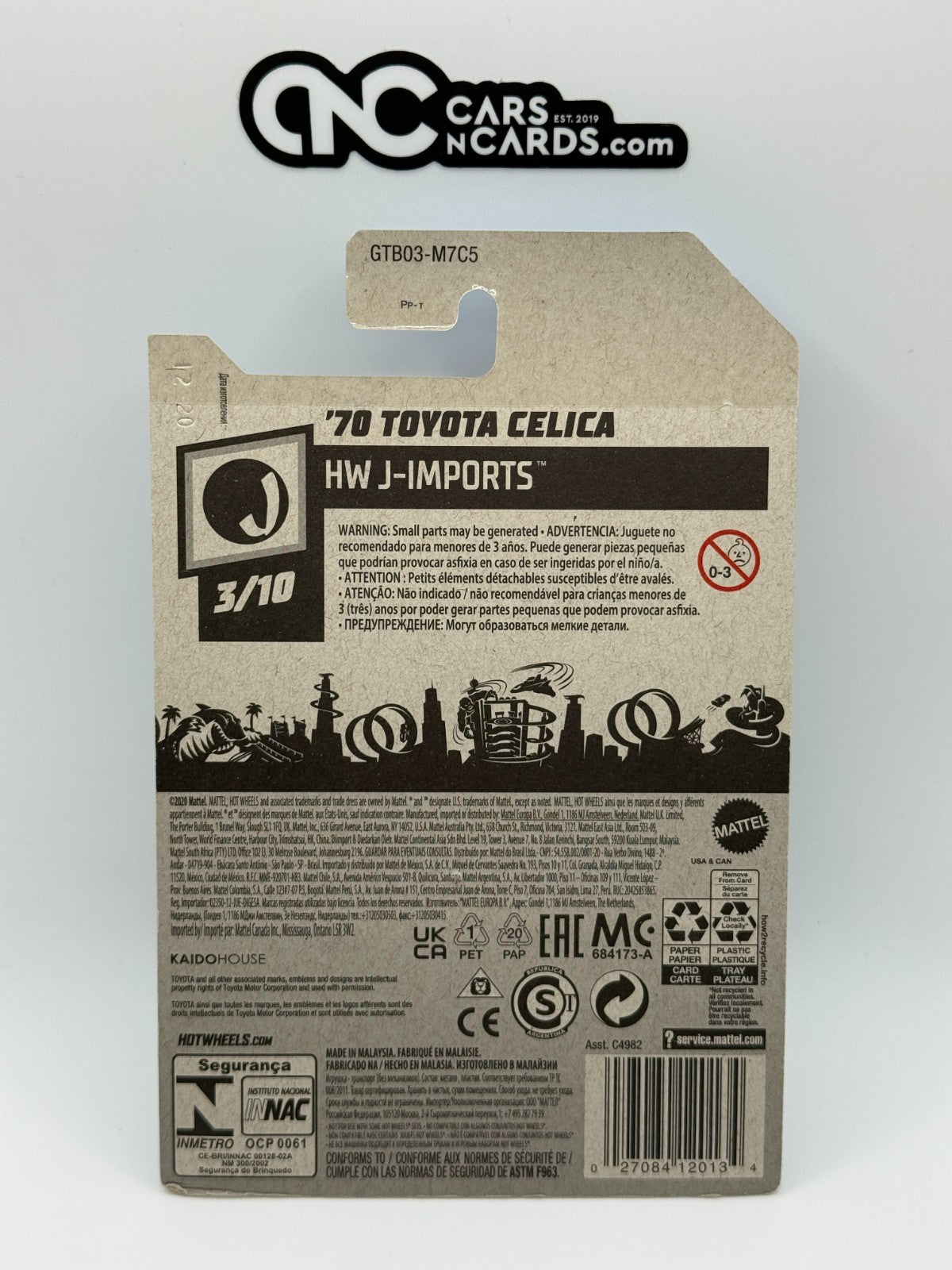 2021 Hot Wheels HW J-Imports 3/10 '70 Toyota Celica Green (Soft Corners)