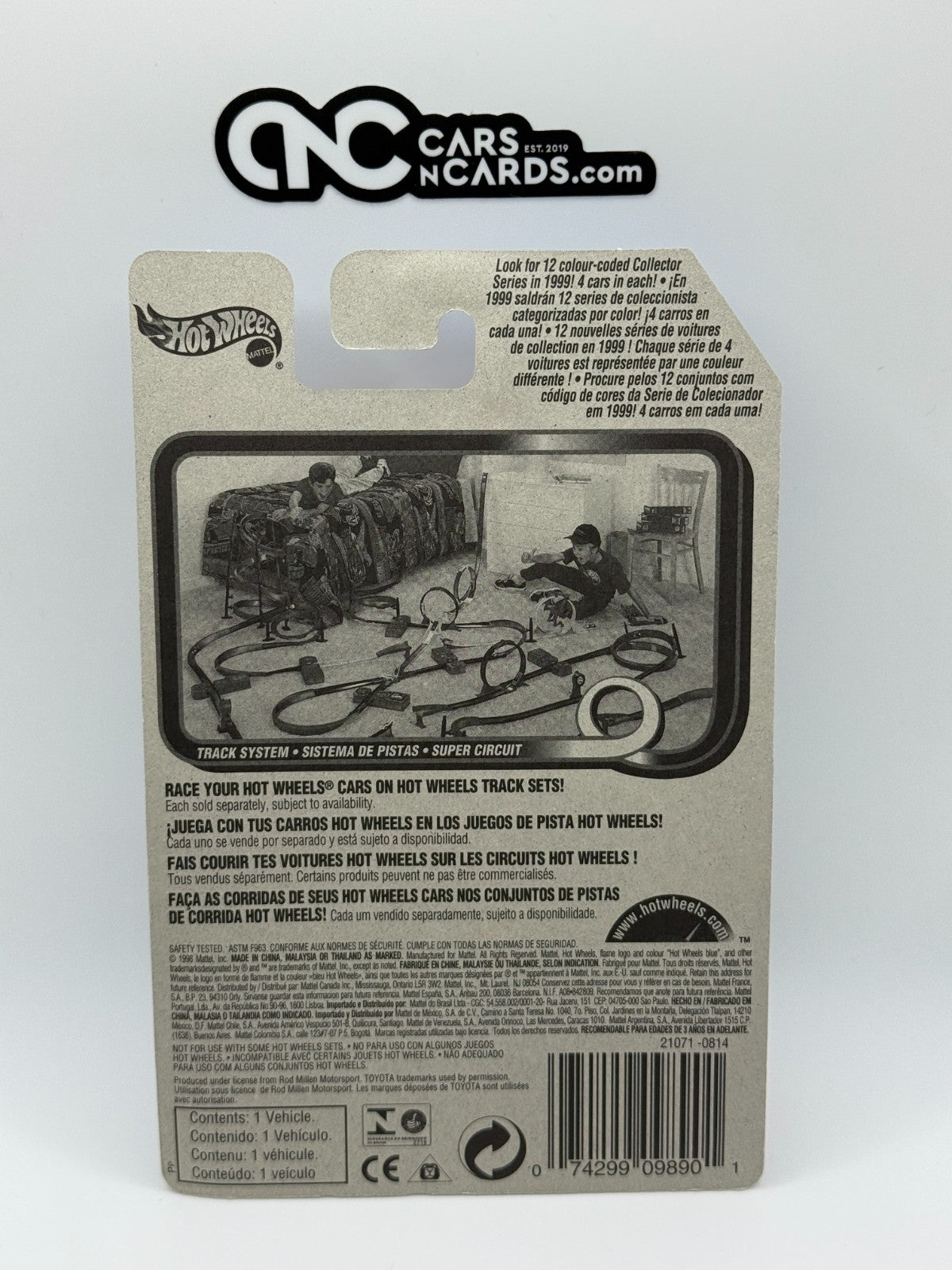 1999 Hot Wheels First Edition Pikes Peak Tacoma Yellow Pennzoil (Soft Corners)