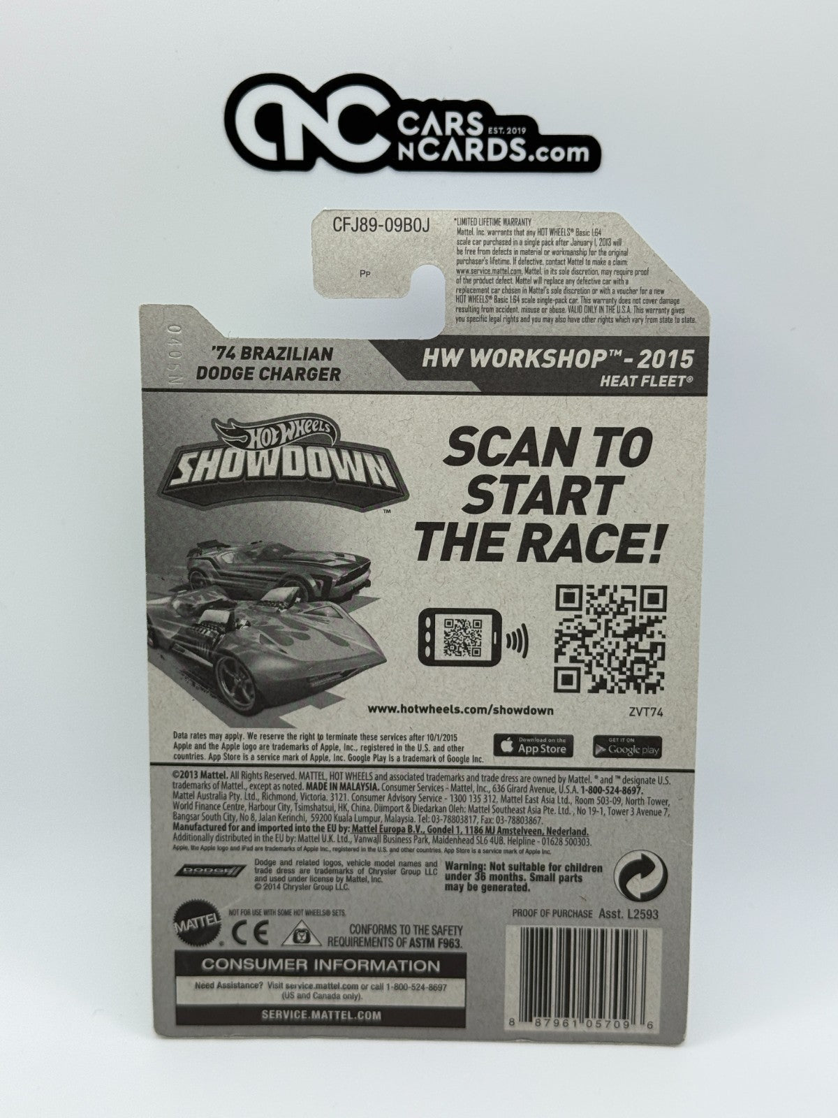 2015 Hot Wheels HW Workshop '74 Brazilian Dodge Charger Zamac