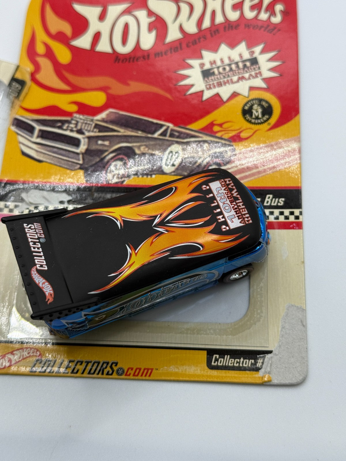 2001 Hot Wheels RLC Customized VW Drag Bus Philip Riehlman (Blister Off Card)