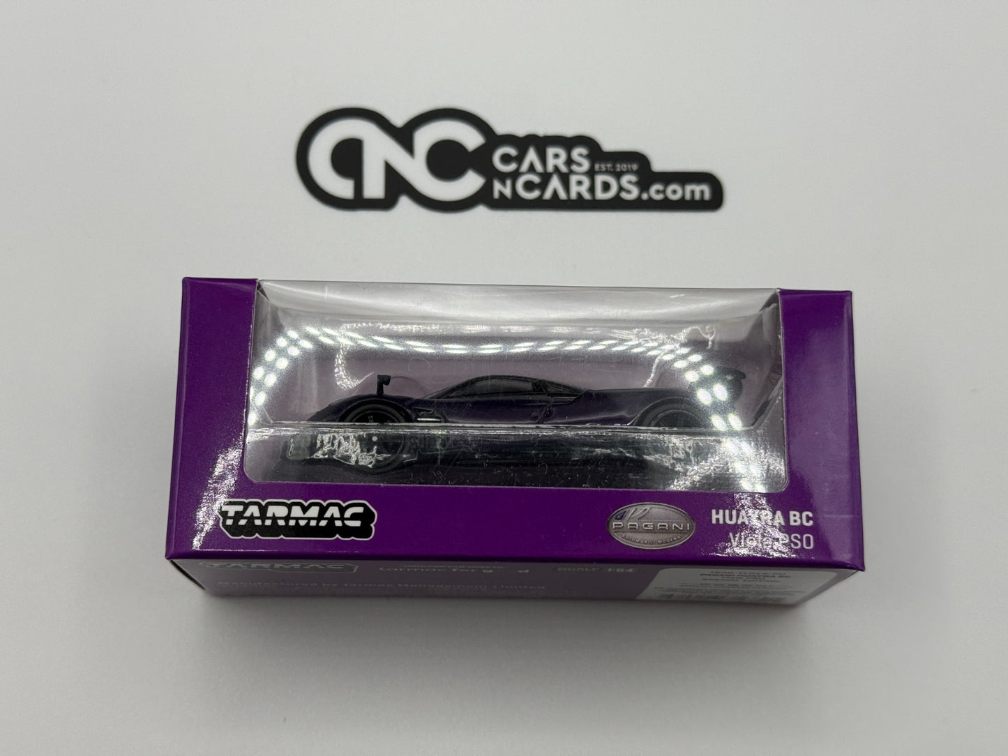 Tarmac Works Global64 Pagani Huayra BC Viola PSO Open Box