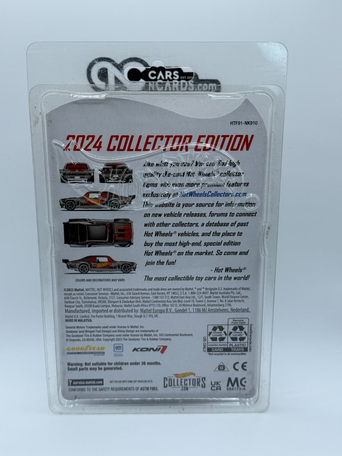 2024 Hot Wheels Zamac Mail In Custom '70 Chevy Nova With Protector