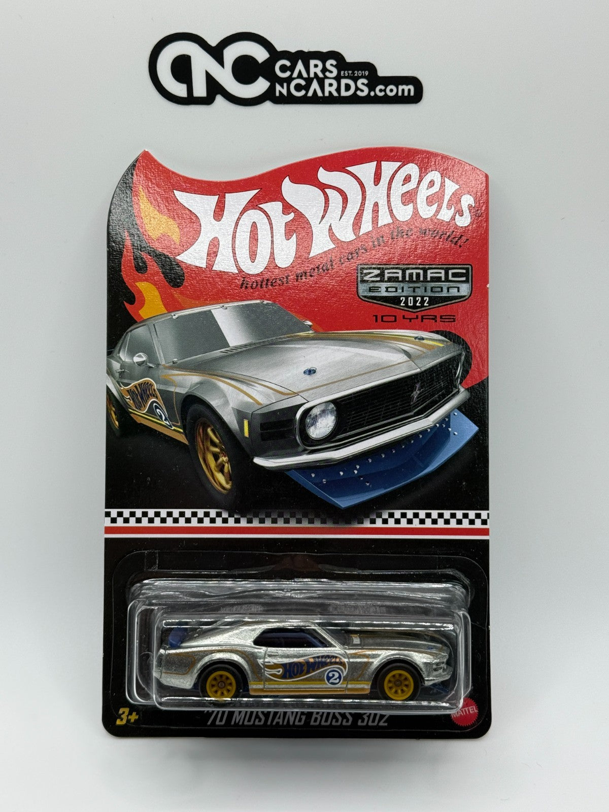 2022 Hot Wheels Zamac Edition Mail In '70 Mustang Boss 302 With Protector