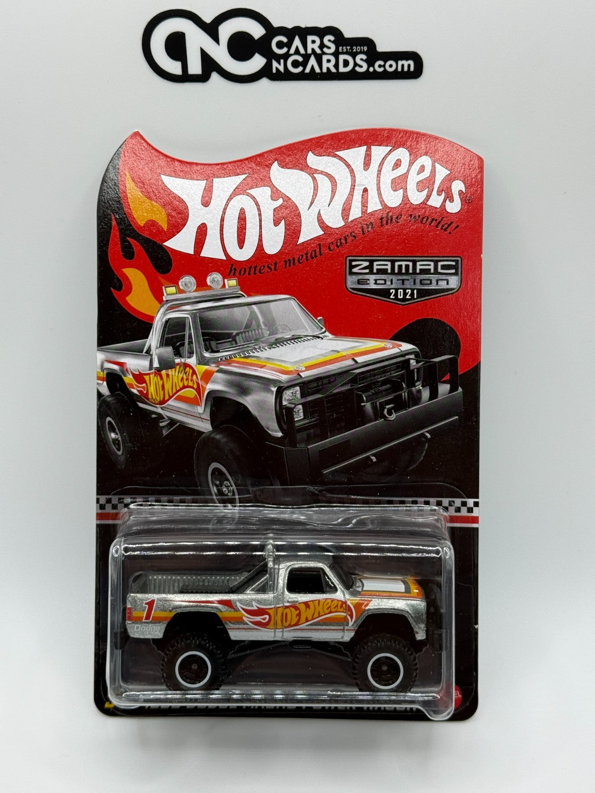 2021 Hot Wheels Zamac Mail In Dodge Macho Power Wagon W/Protector Blister Damage