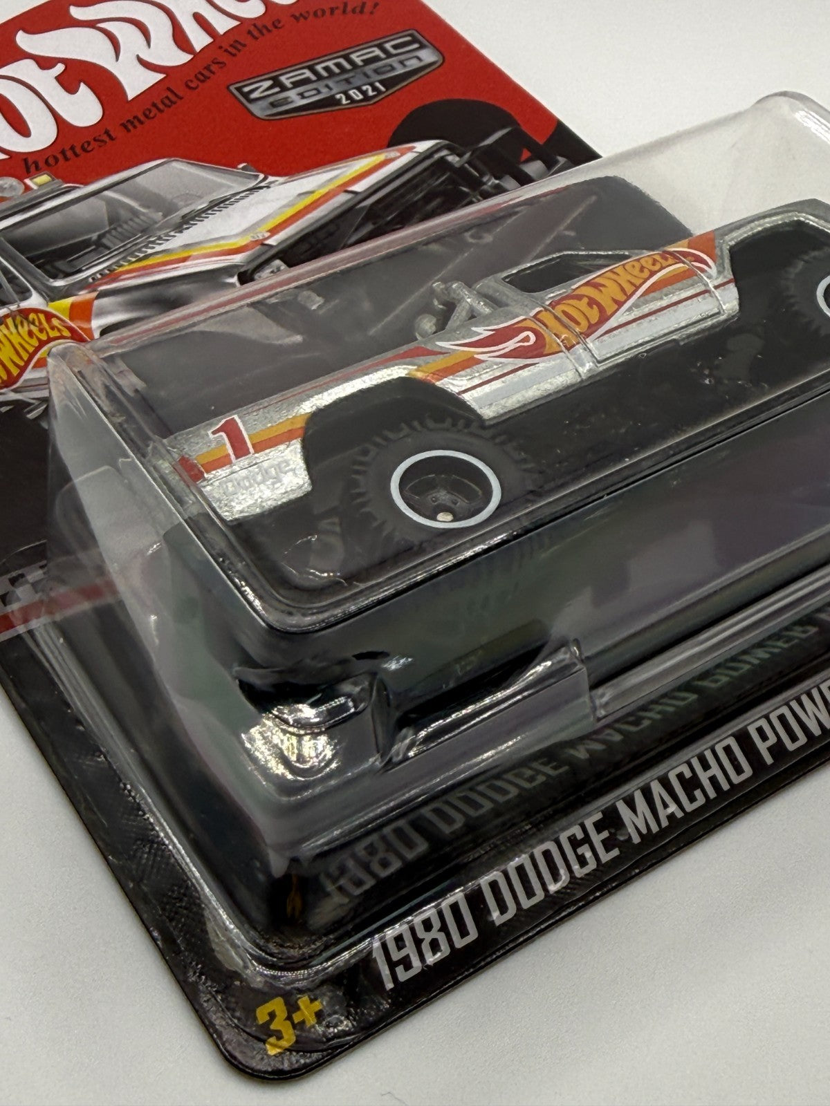2021 Hot Wheels Zamac Mail In Dodge Macho Power Wagon W/Protector Blister Damage