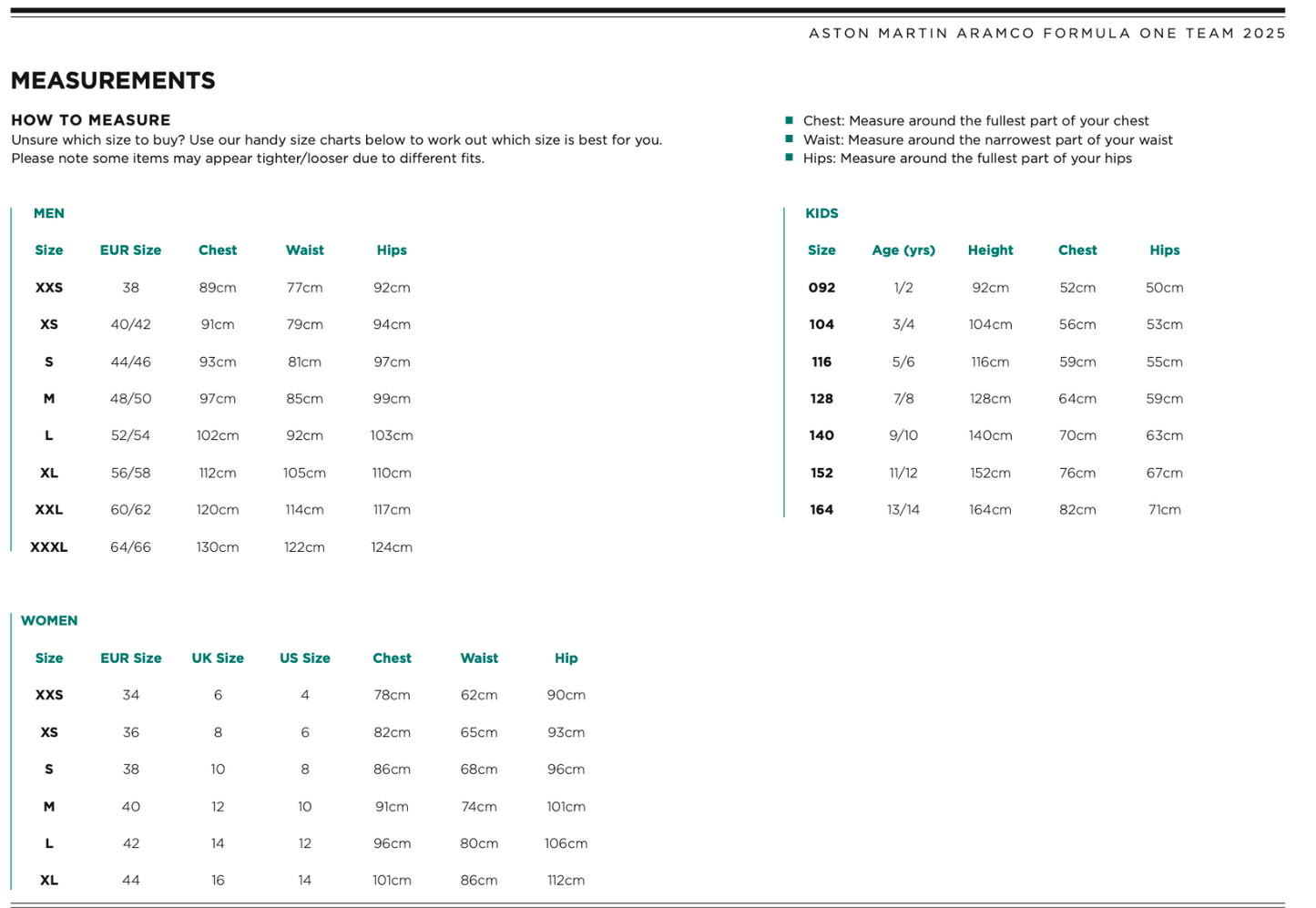 Aston Martin F1 Team 2025 Team T-shirt