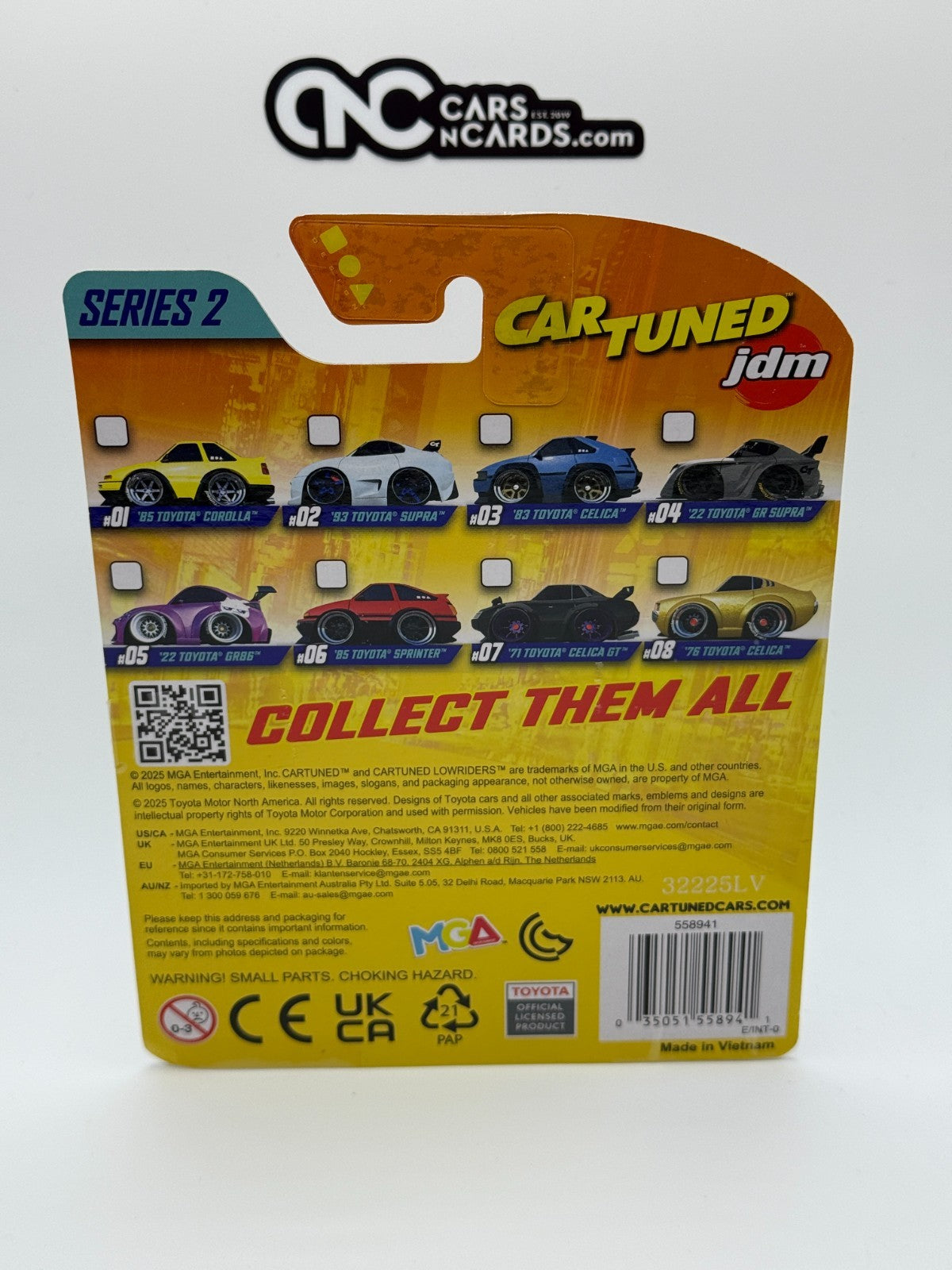 CarTuned 1:64 Series 2 JDM Tuners '85 Toyota Sprinter 06/08 Red