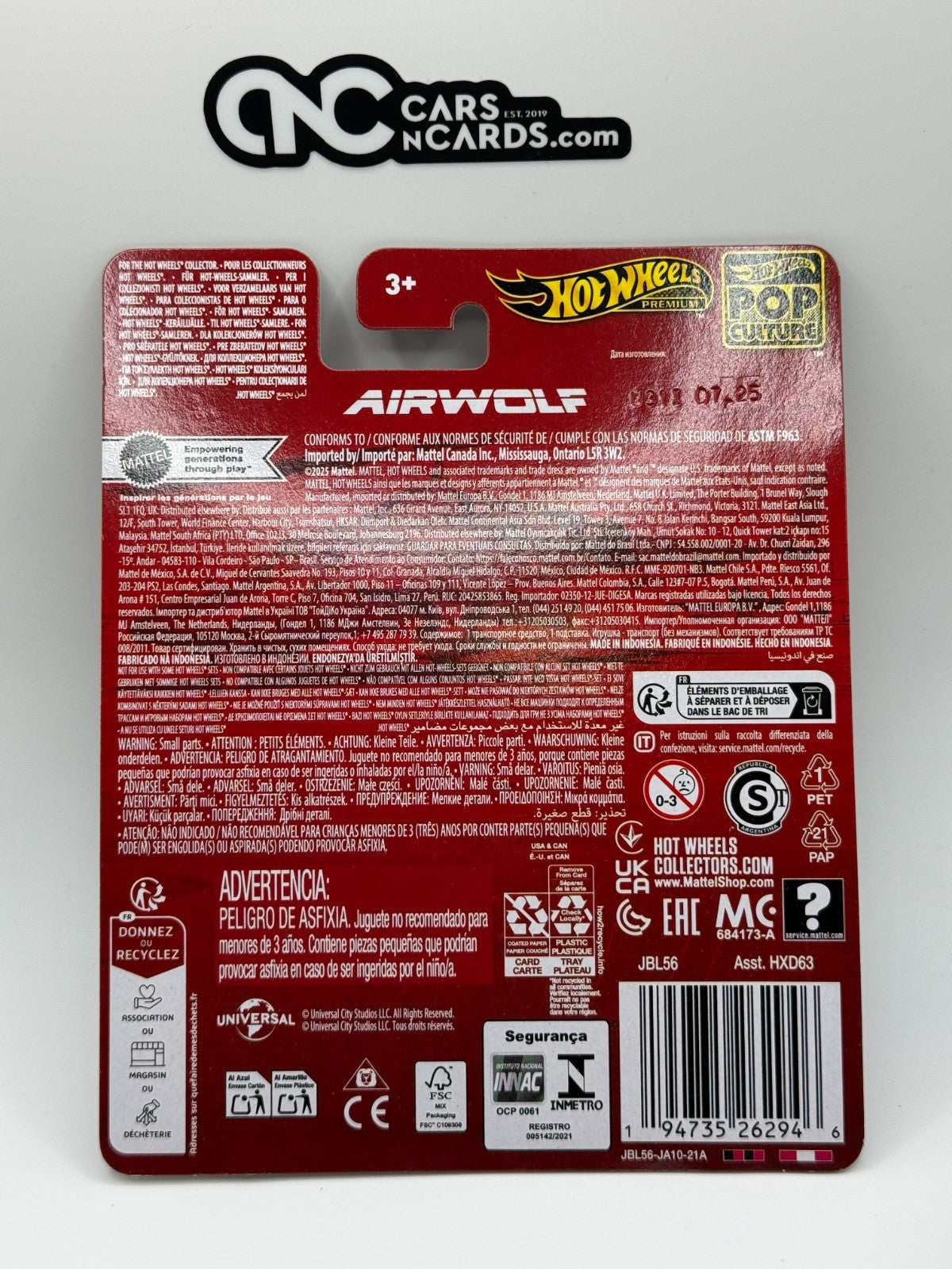 2025 Hot Wheels Premium Pop Culture Airwolf Helicopter