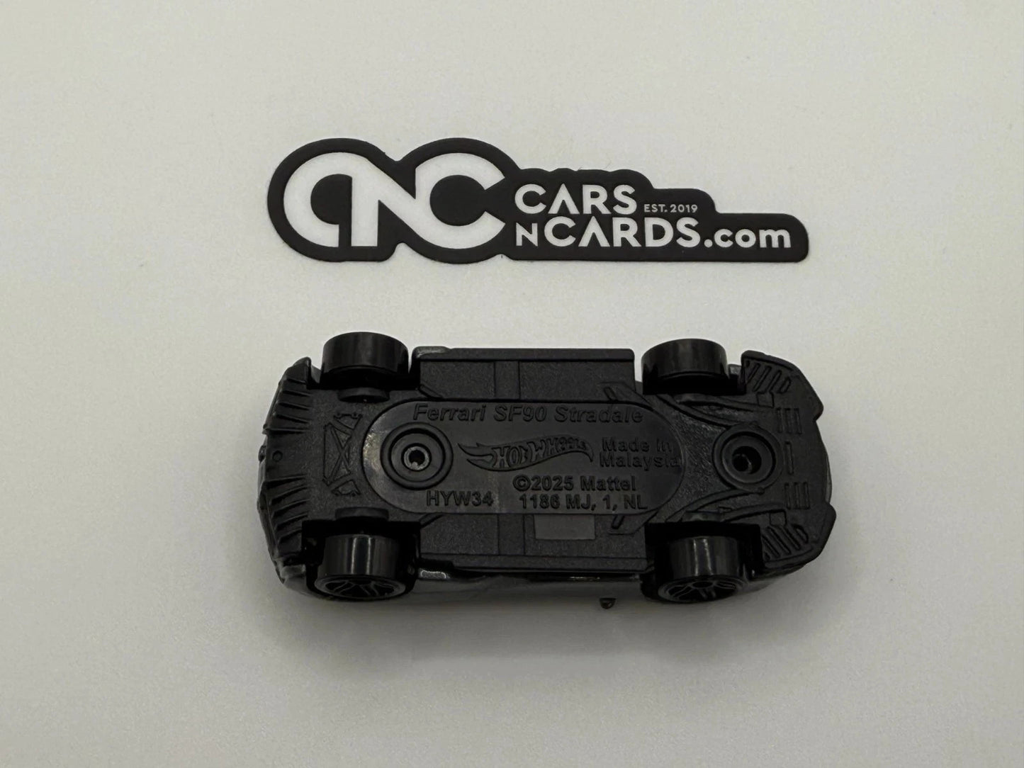 2025 Hot Wheels Ferrari SF90 Stradale Grey Loose No Rivet With Original Wheels