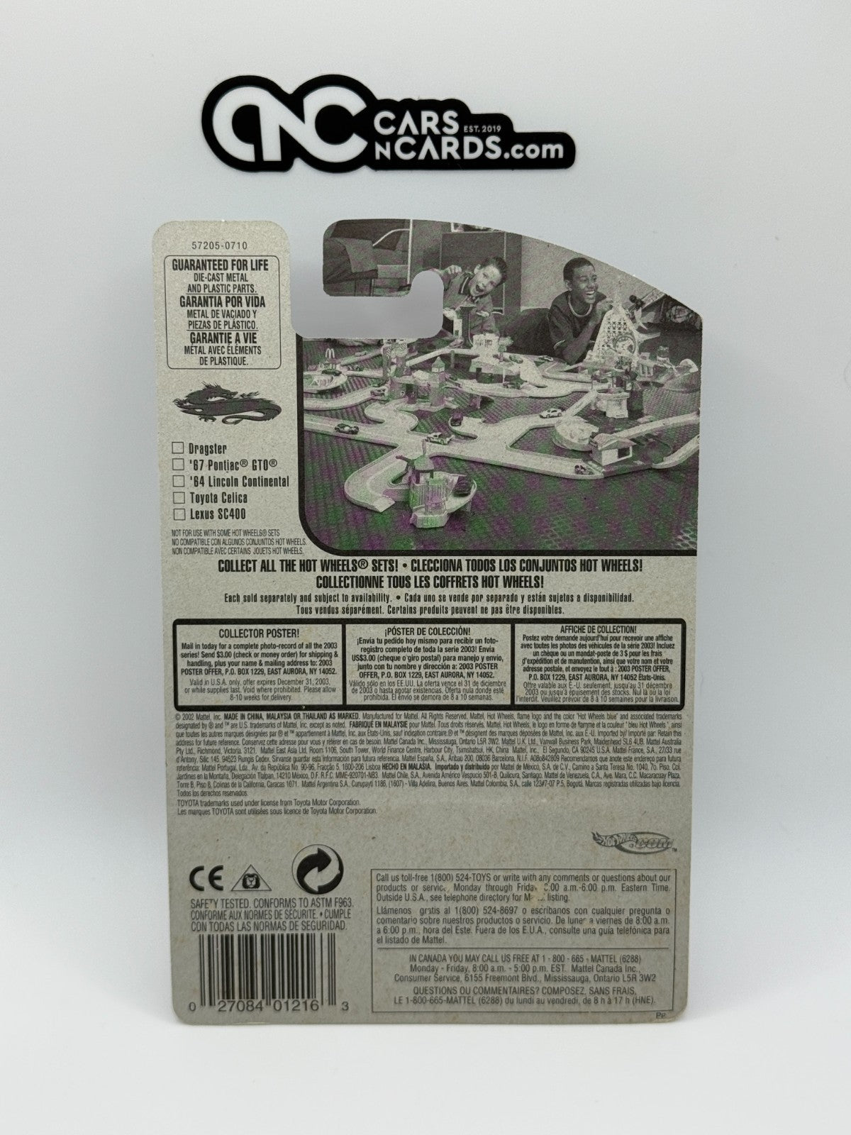 2003 Hot Wheels Dragon Wagons 4/5 Toyota Celica Red