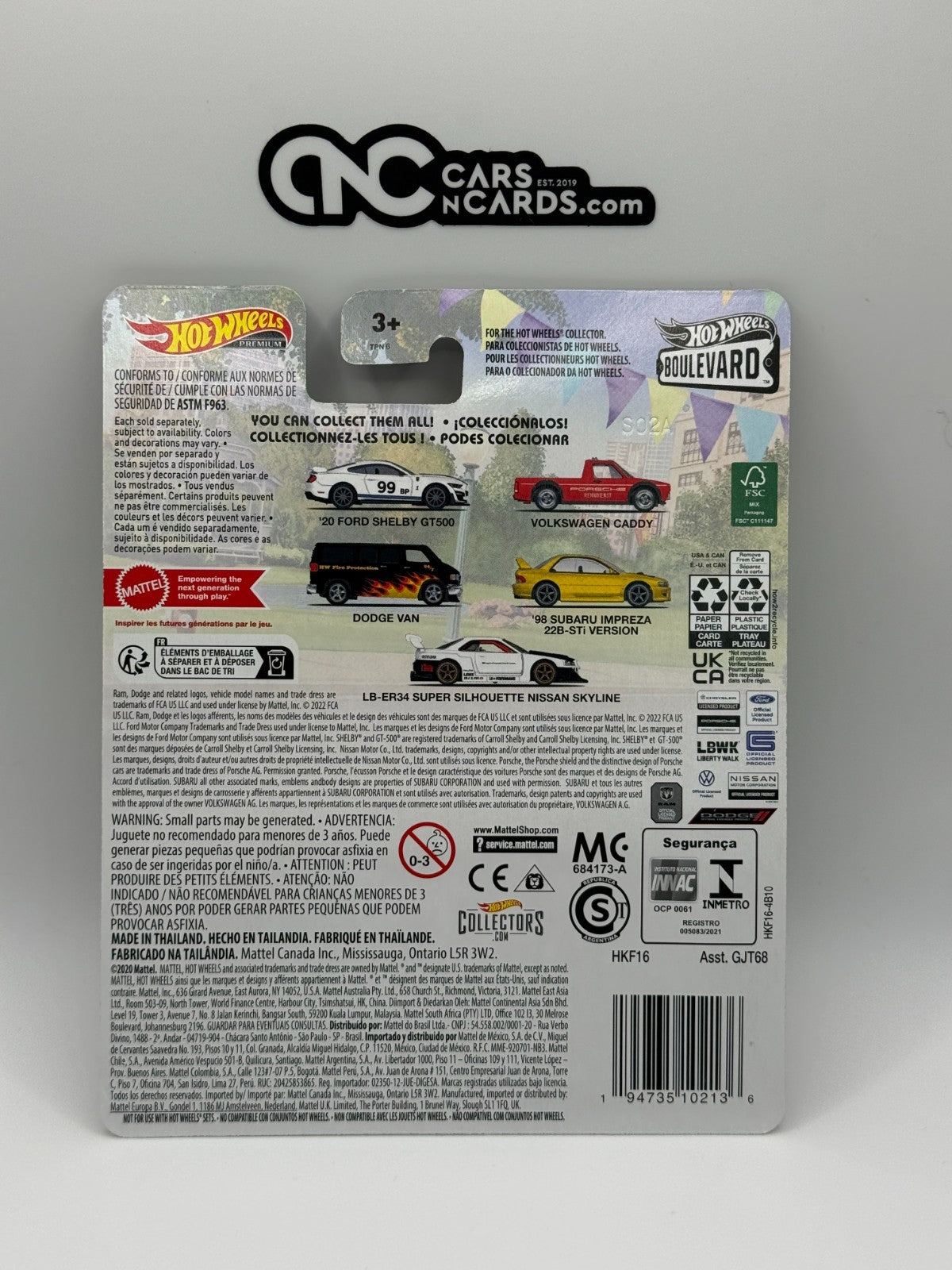 2024 Hot Wheels Premium Boulevard #69 '98 Subaru Impreza 22B-STi