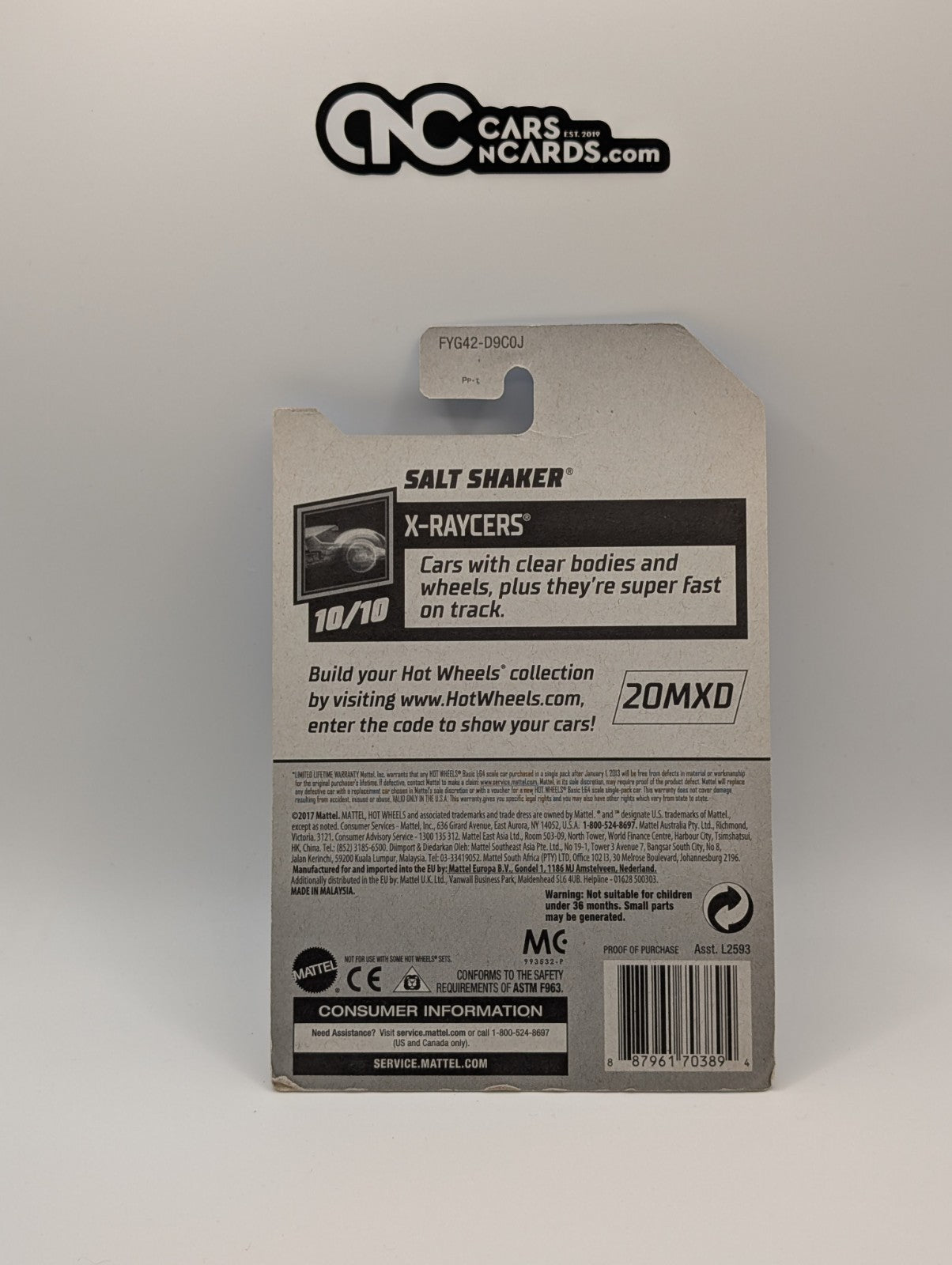 2019 Hot Wheels Salt Shaker X-Raycers 10/10 Zamac 150/250